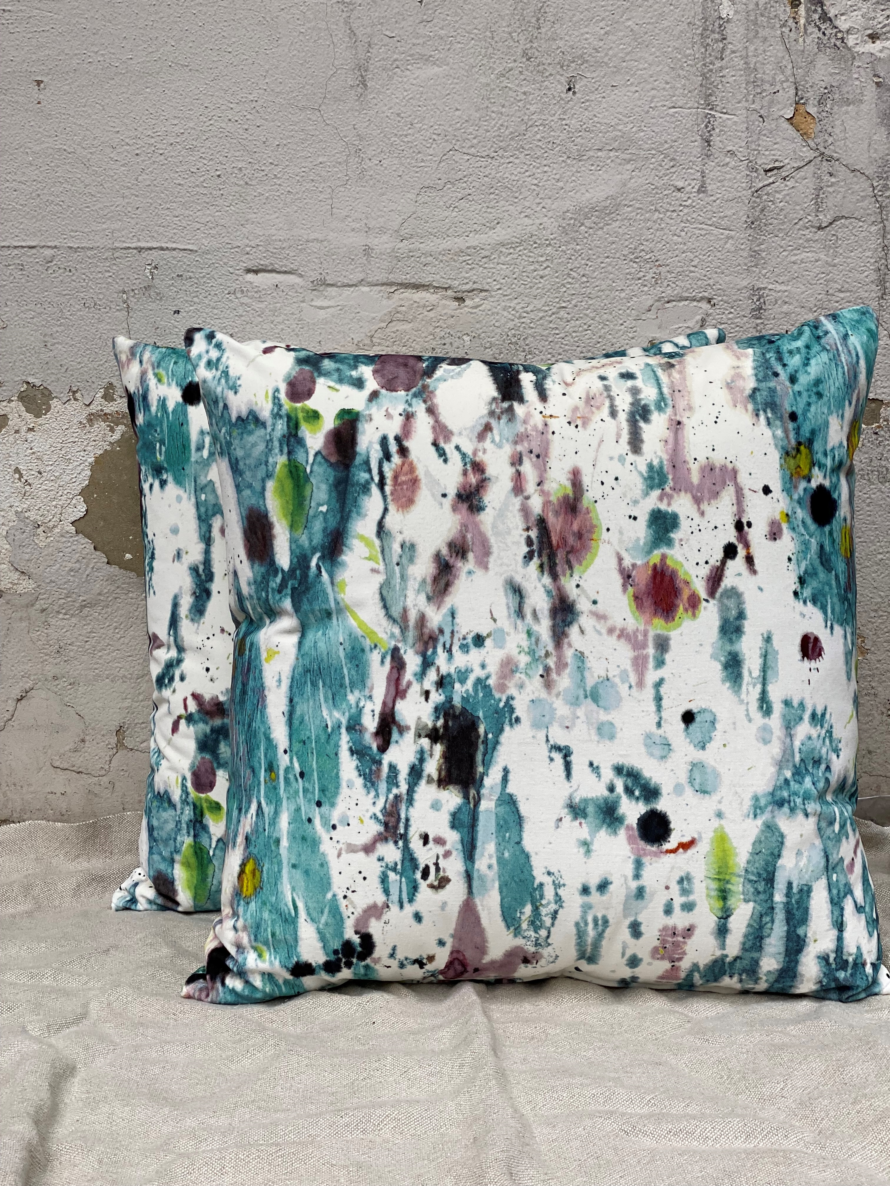 Watercolored Pillows