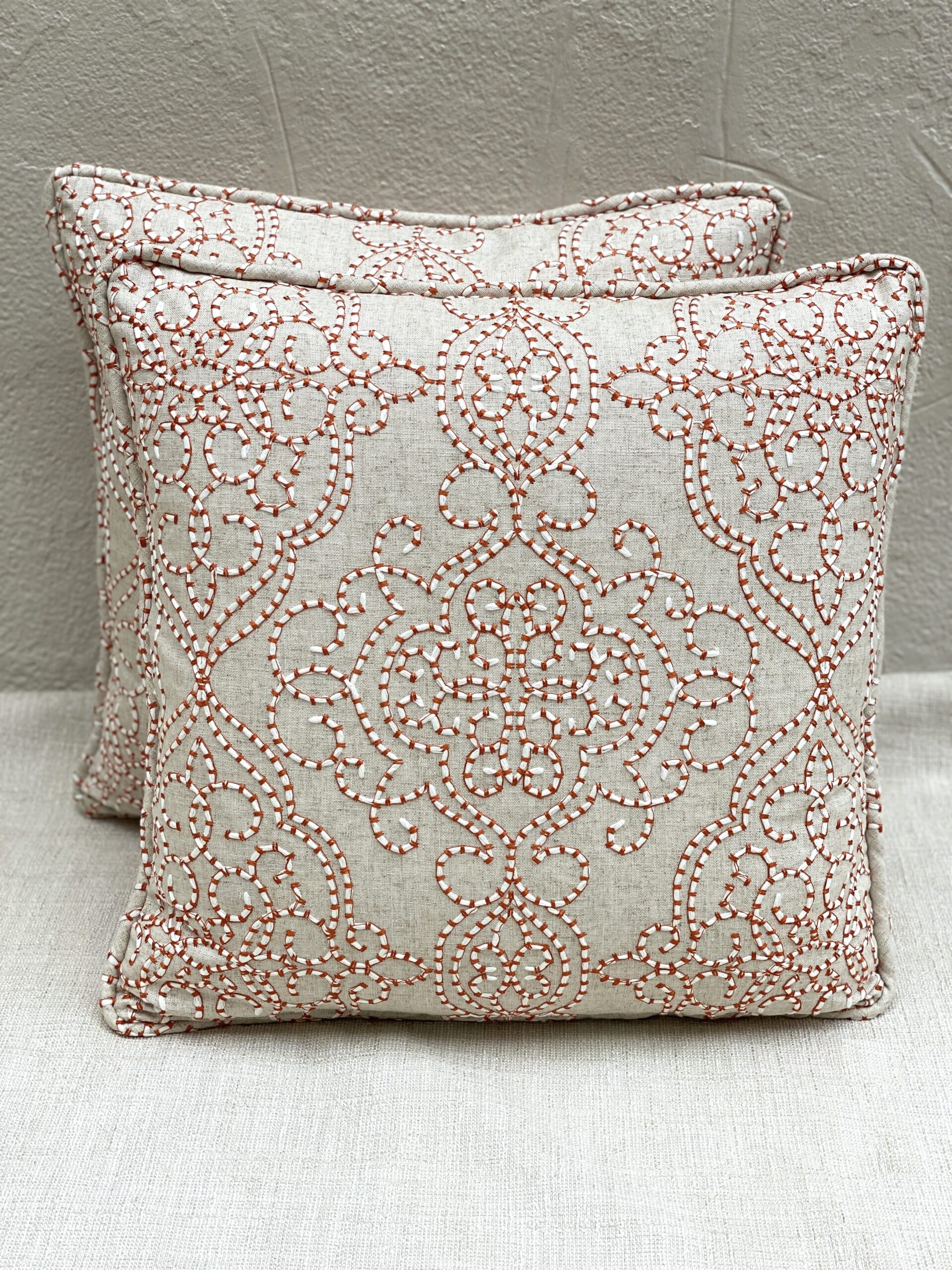 Fabricut Indie Damask Pillows