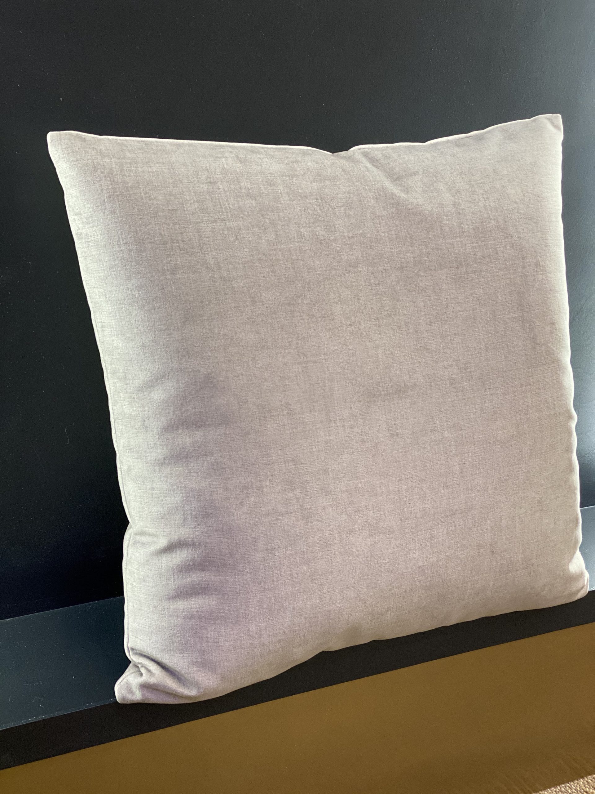 Grey Velvet Pillow
