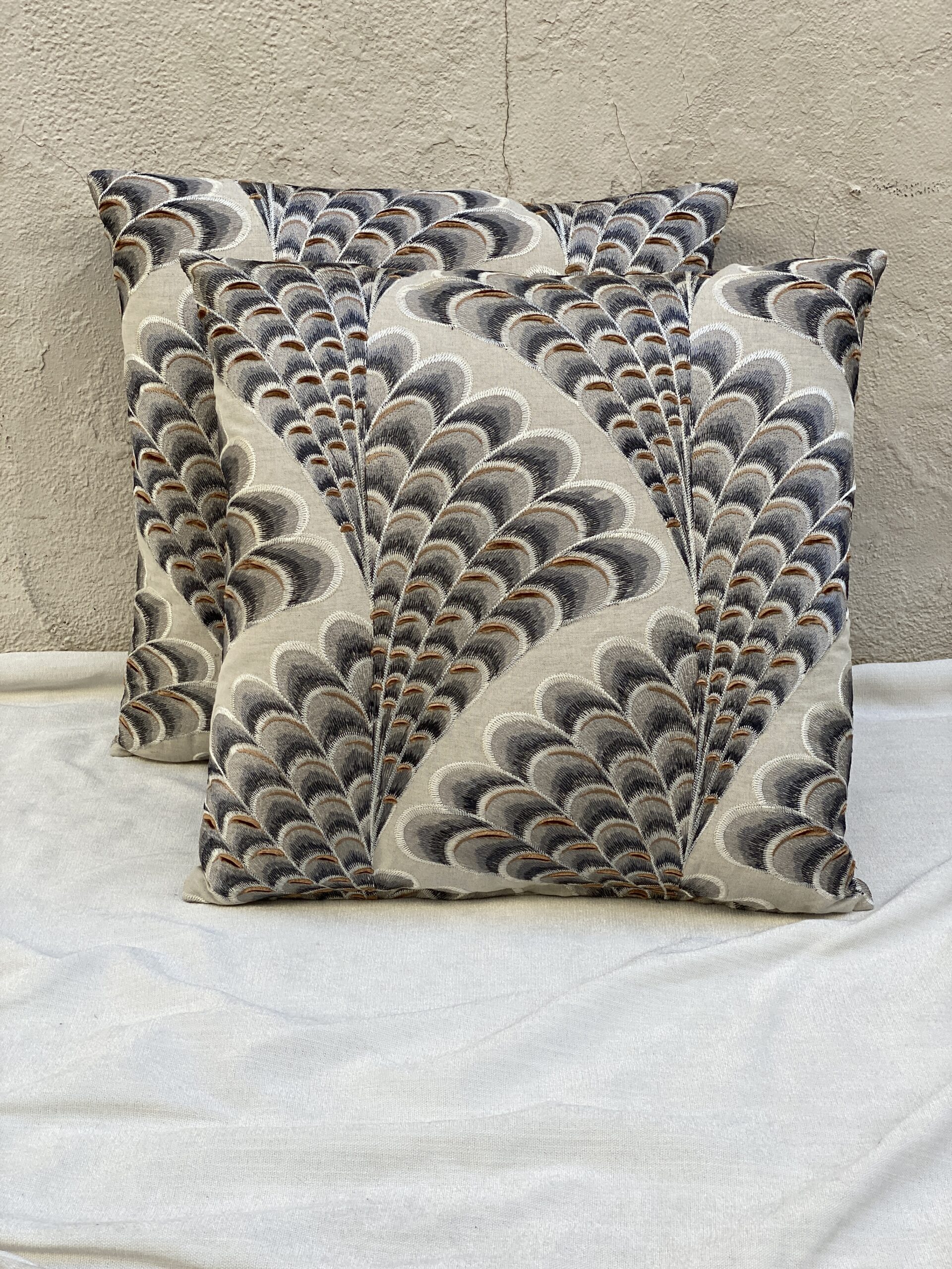 S. Harris Peacock Pillows