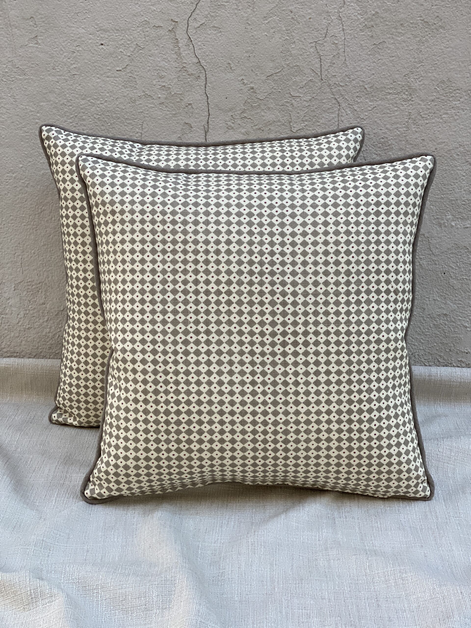 Lewis & Wood Diamond Dot Pillows