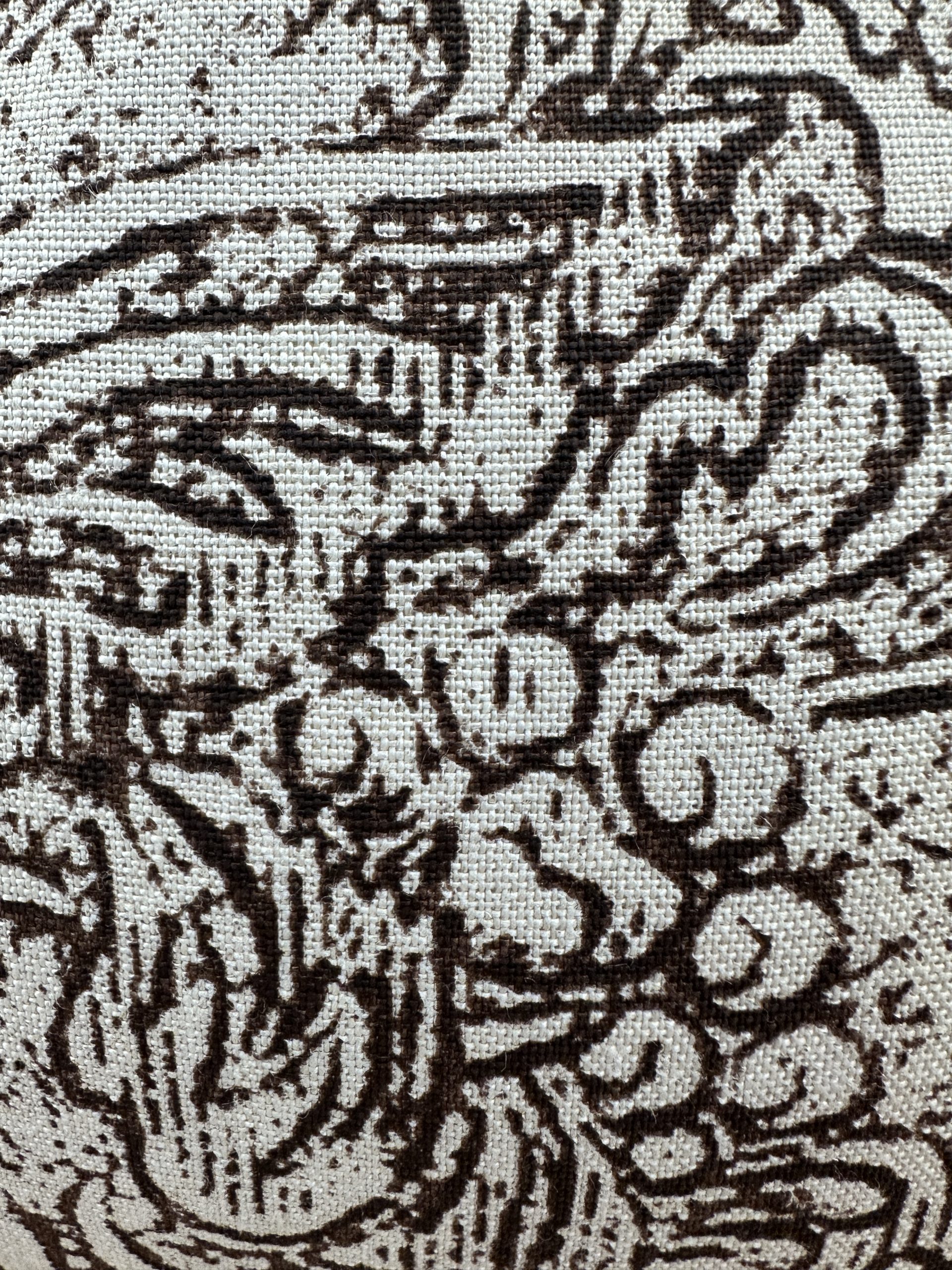 Jasper Woodblock Flower Pillows