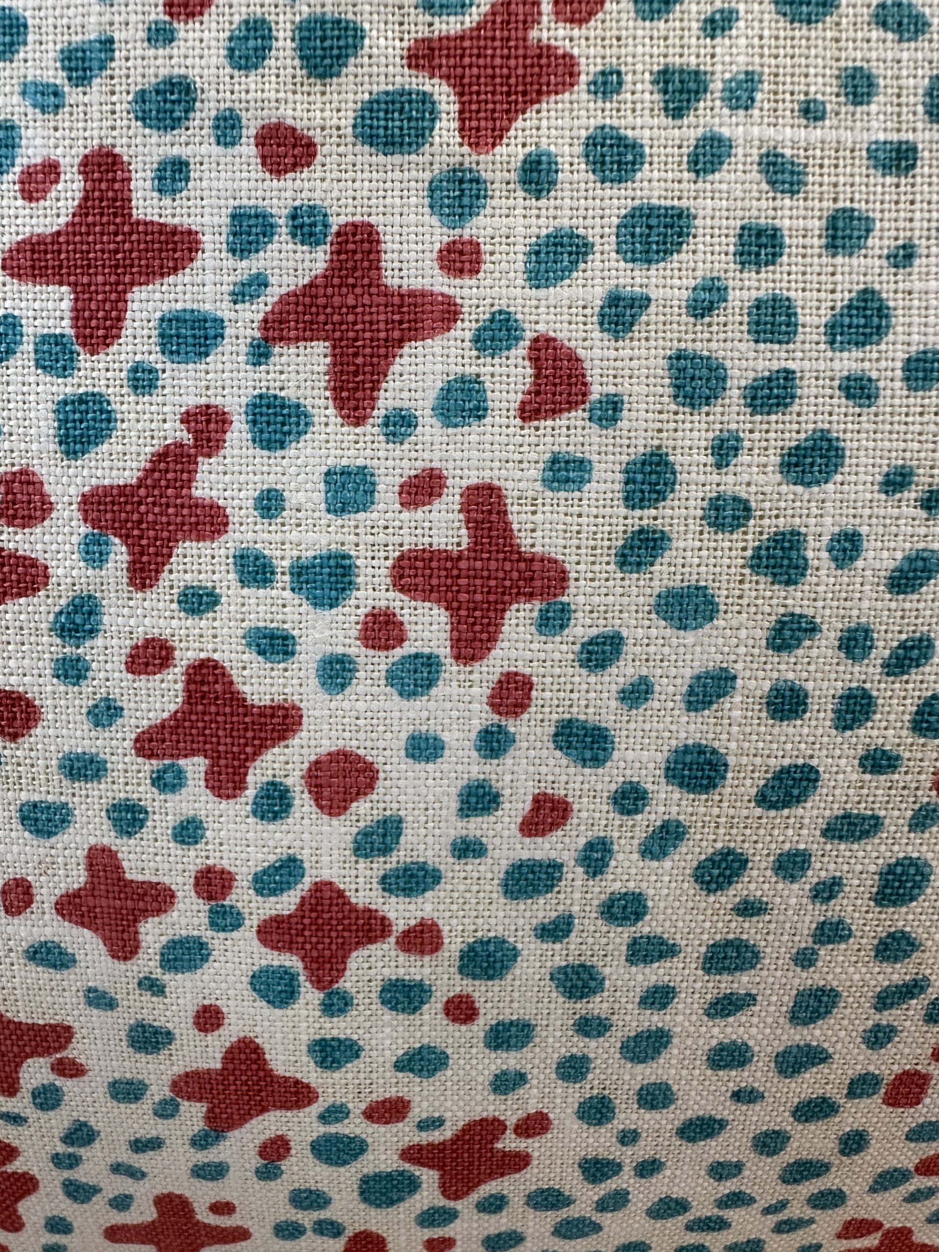 Quadrille Jacks II Shrimp Pillows