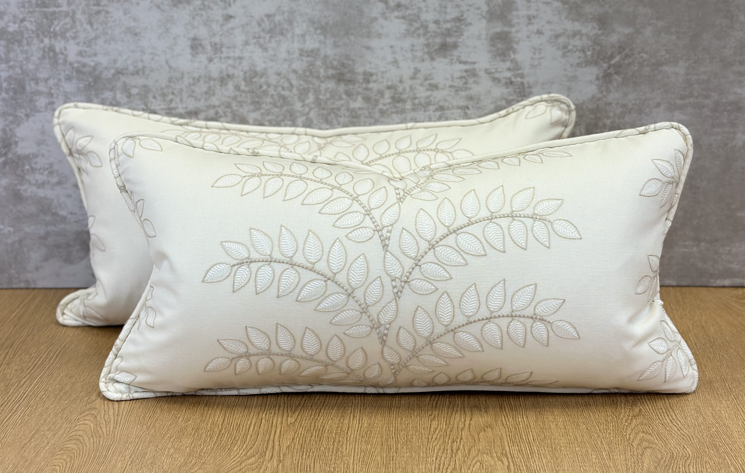 Anna French Frondescence Embroidery Pillows
