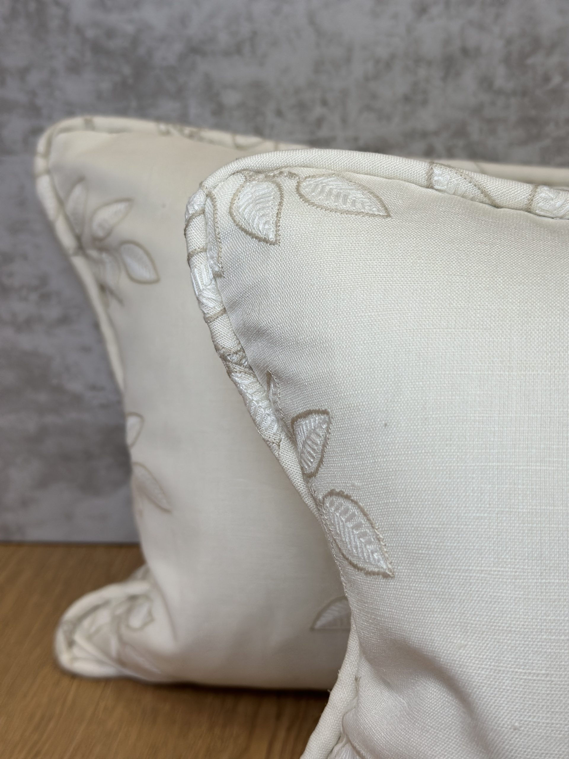 Anna French Frondescence Embroidery Pillows
