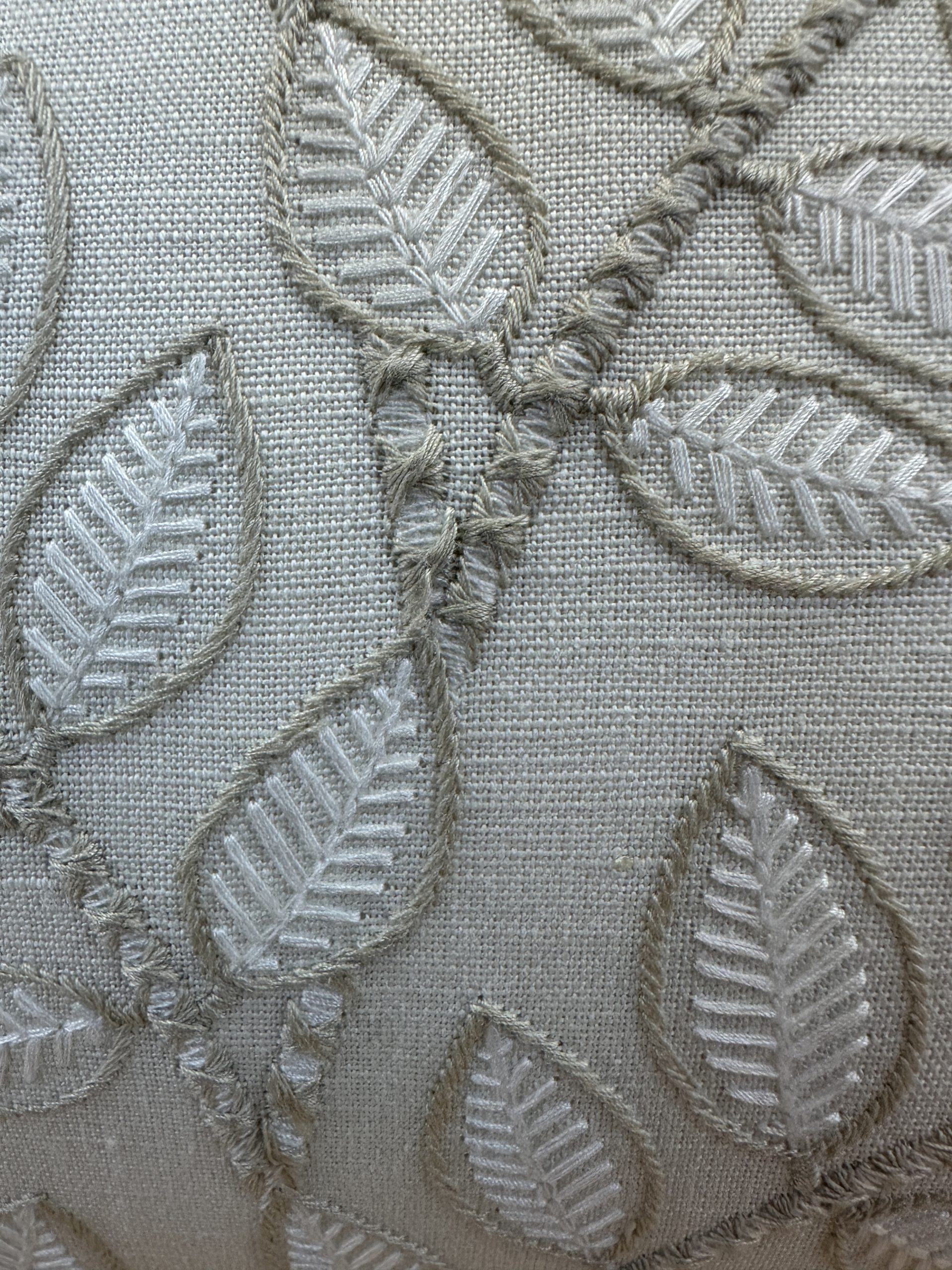 Anna French Frondescence Embroidery Pillows