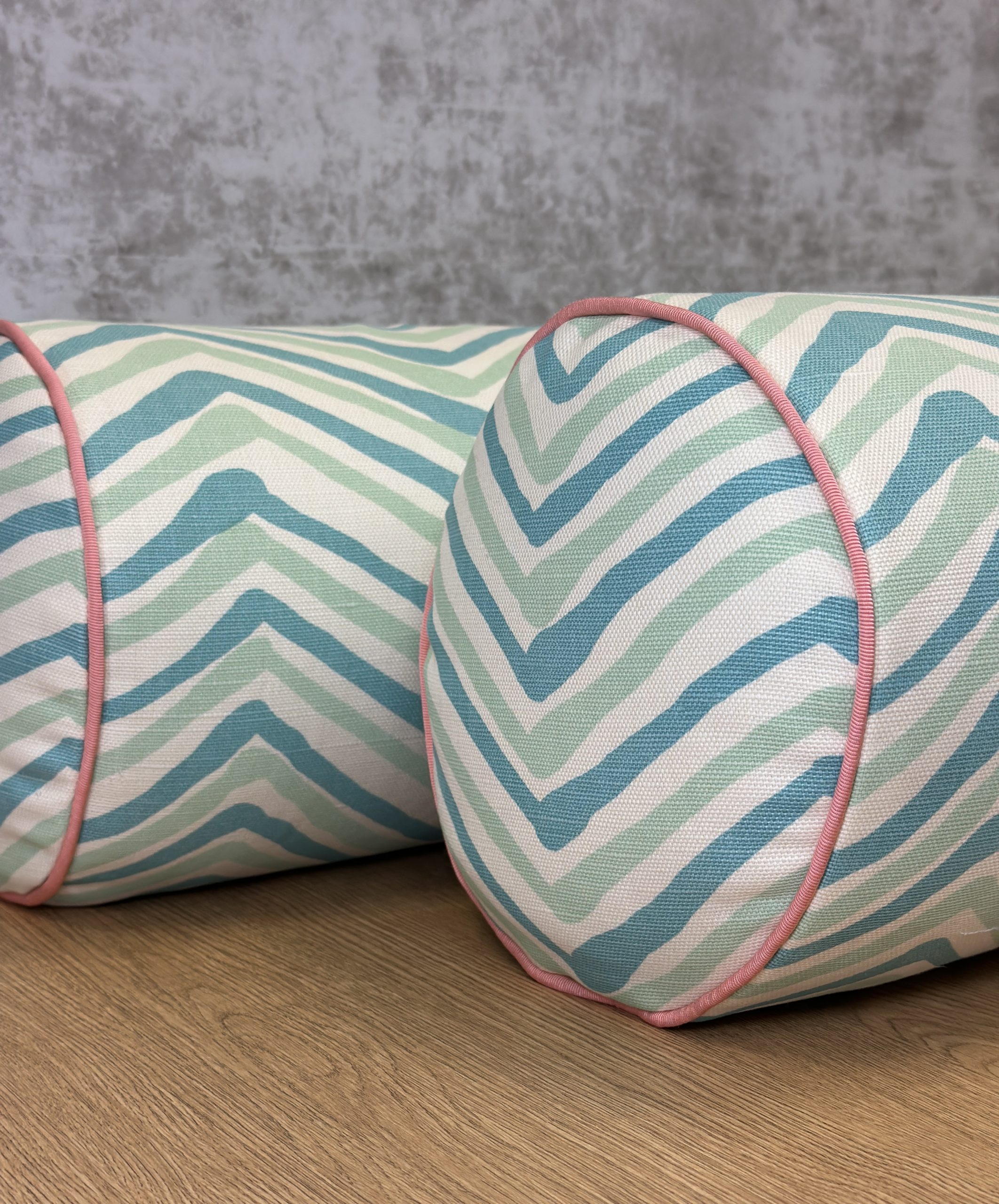 Quadrille Zig Zag Multi Pillows