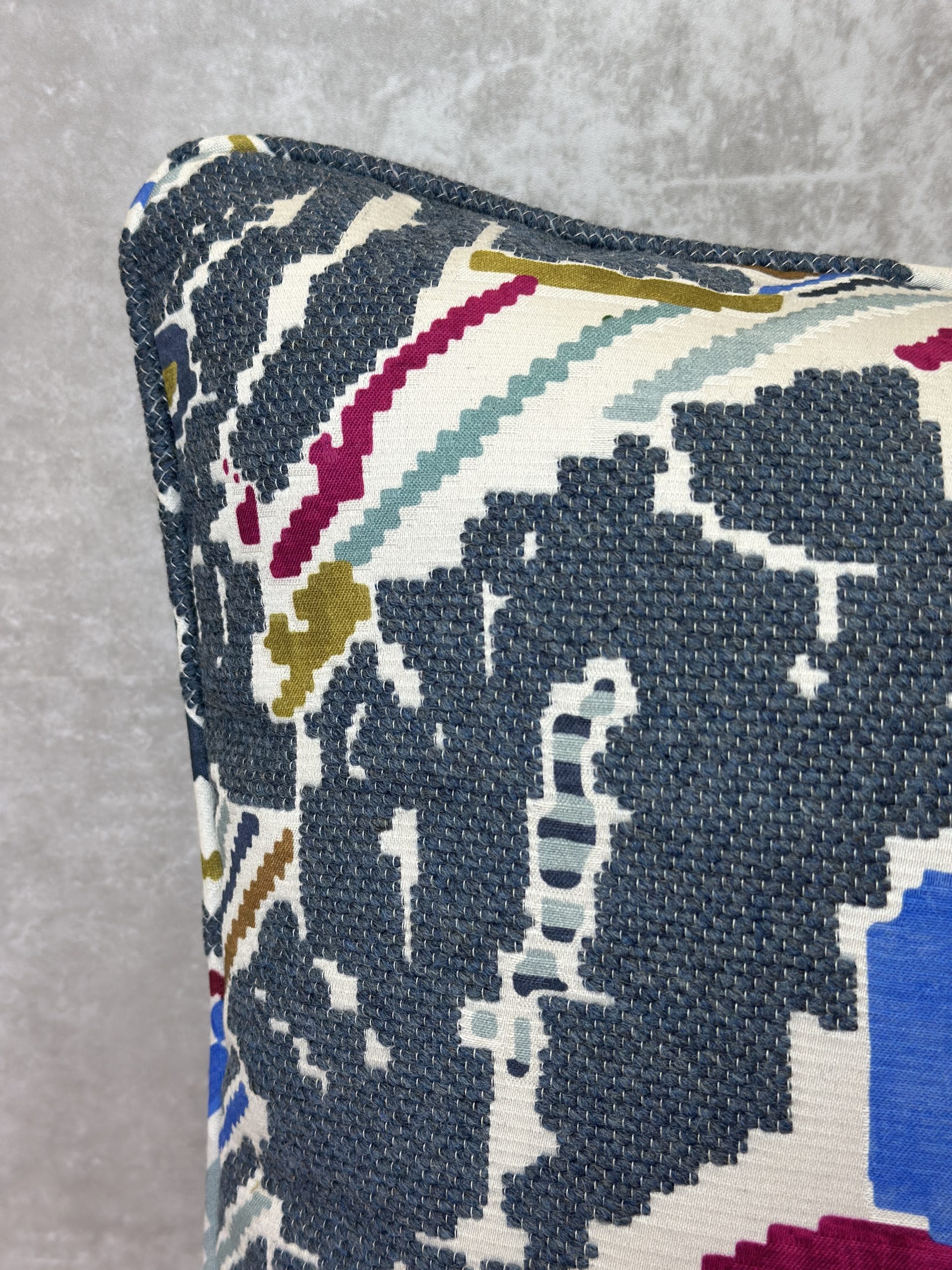Shumacher Reversible Damask Pillows
