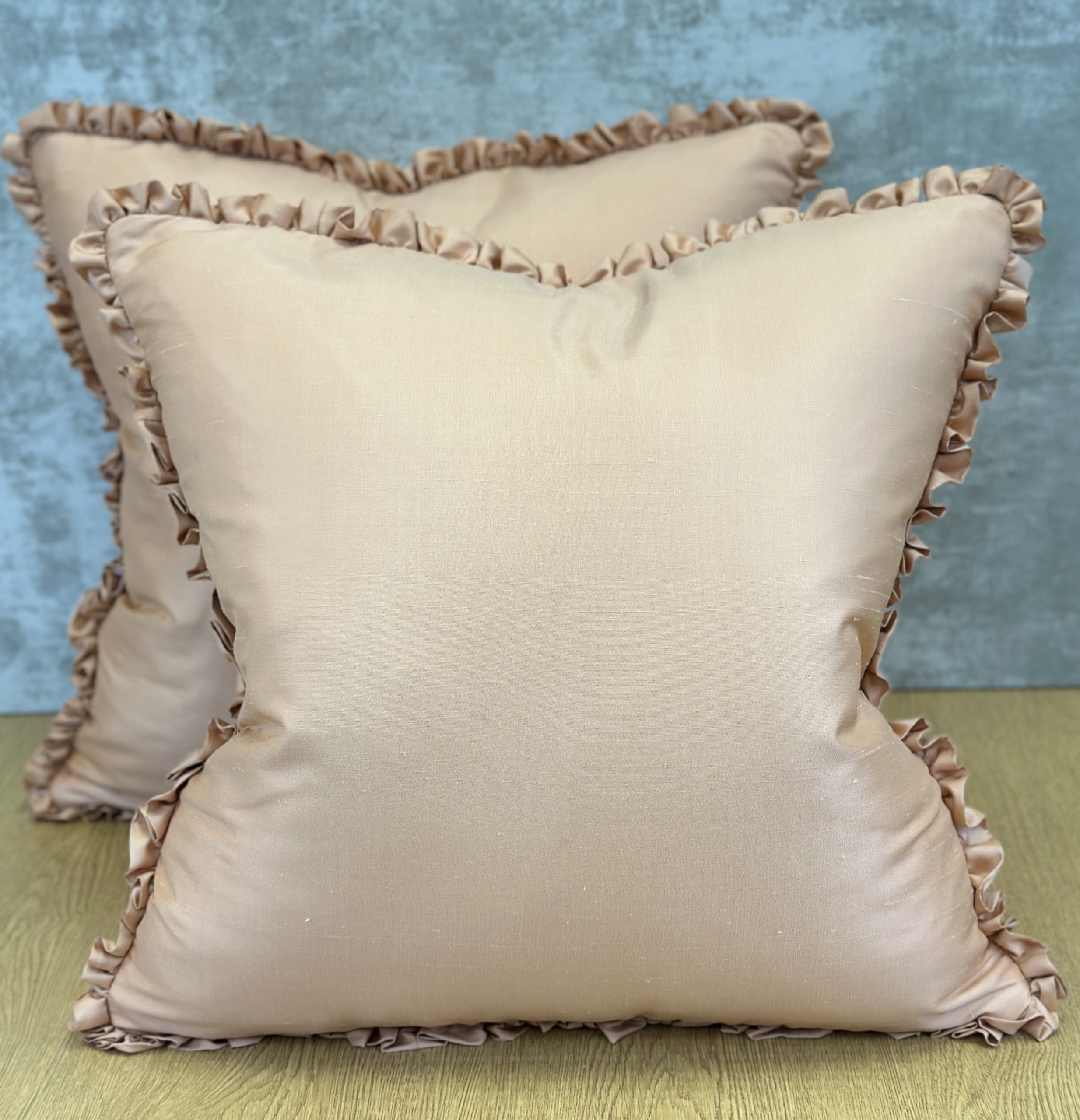 Silk Peach Pillows