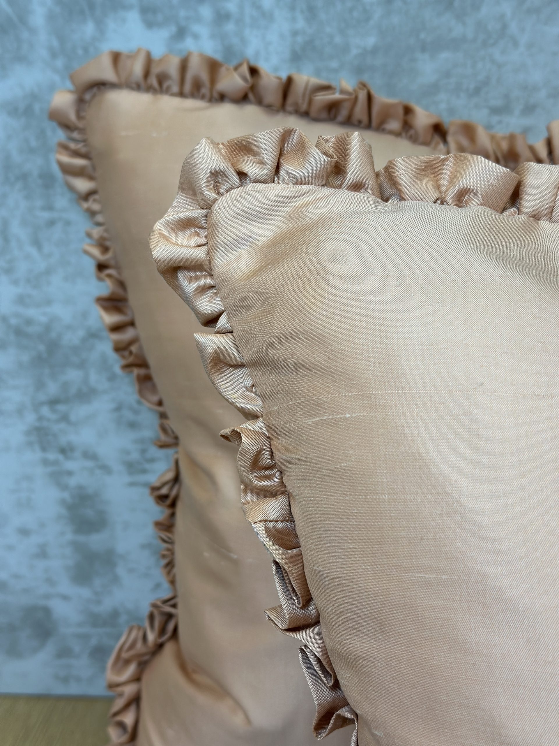 Silk Peach Pillows