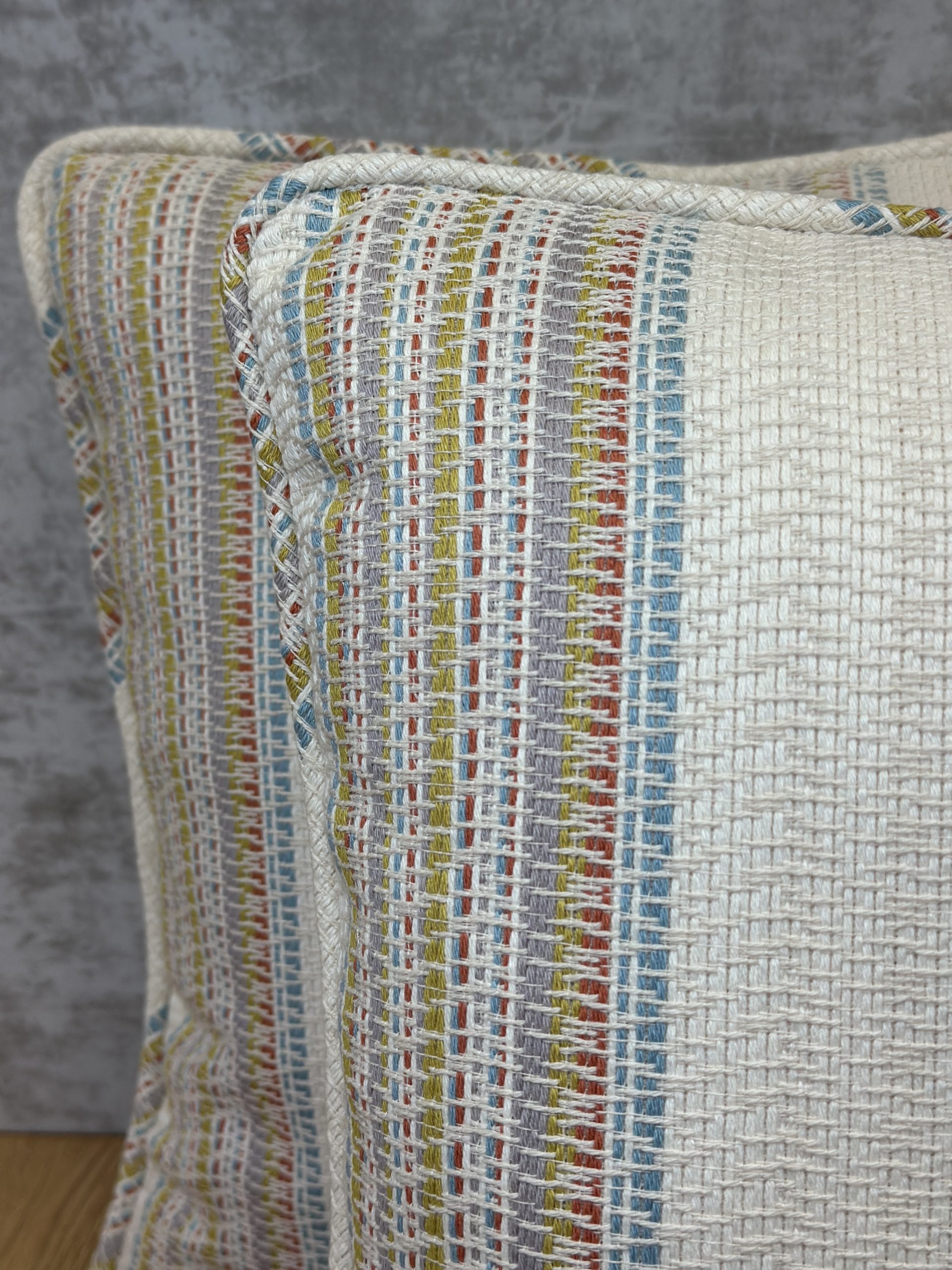Schumacher Bendita Stripe Indoor Outdoor Pillows