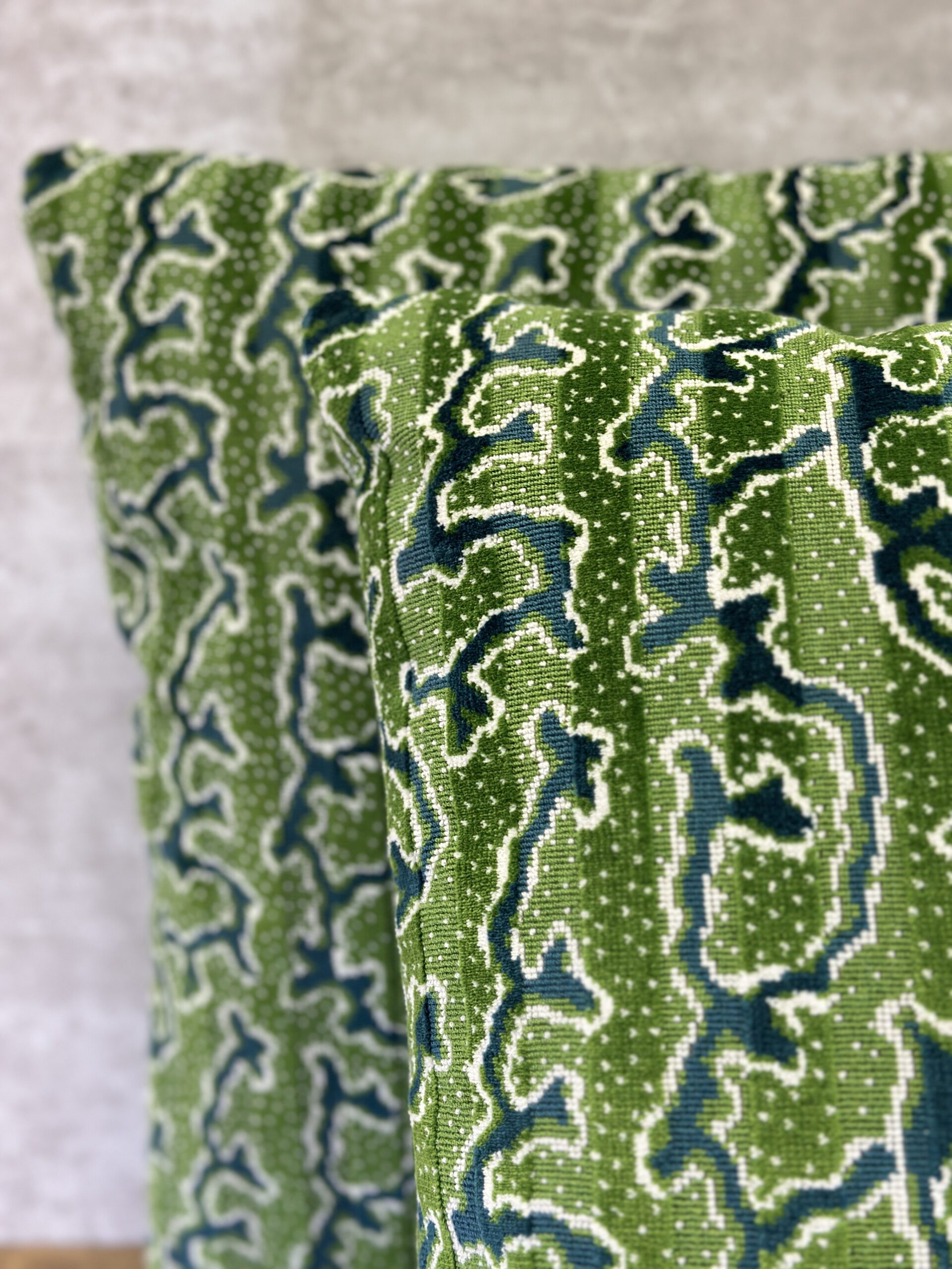 Schumacher Corail Velvet Pillows