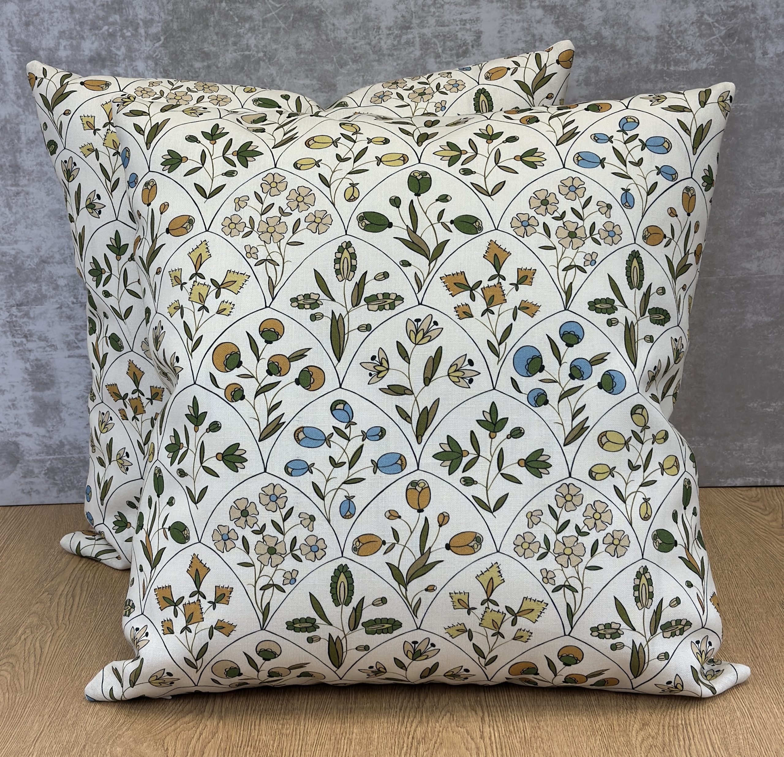Schumacher Frances Floral Indoor Outdoor Pillows