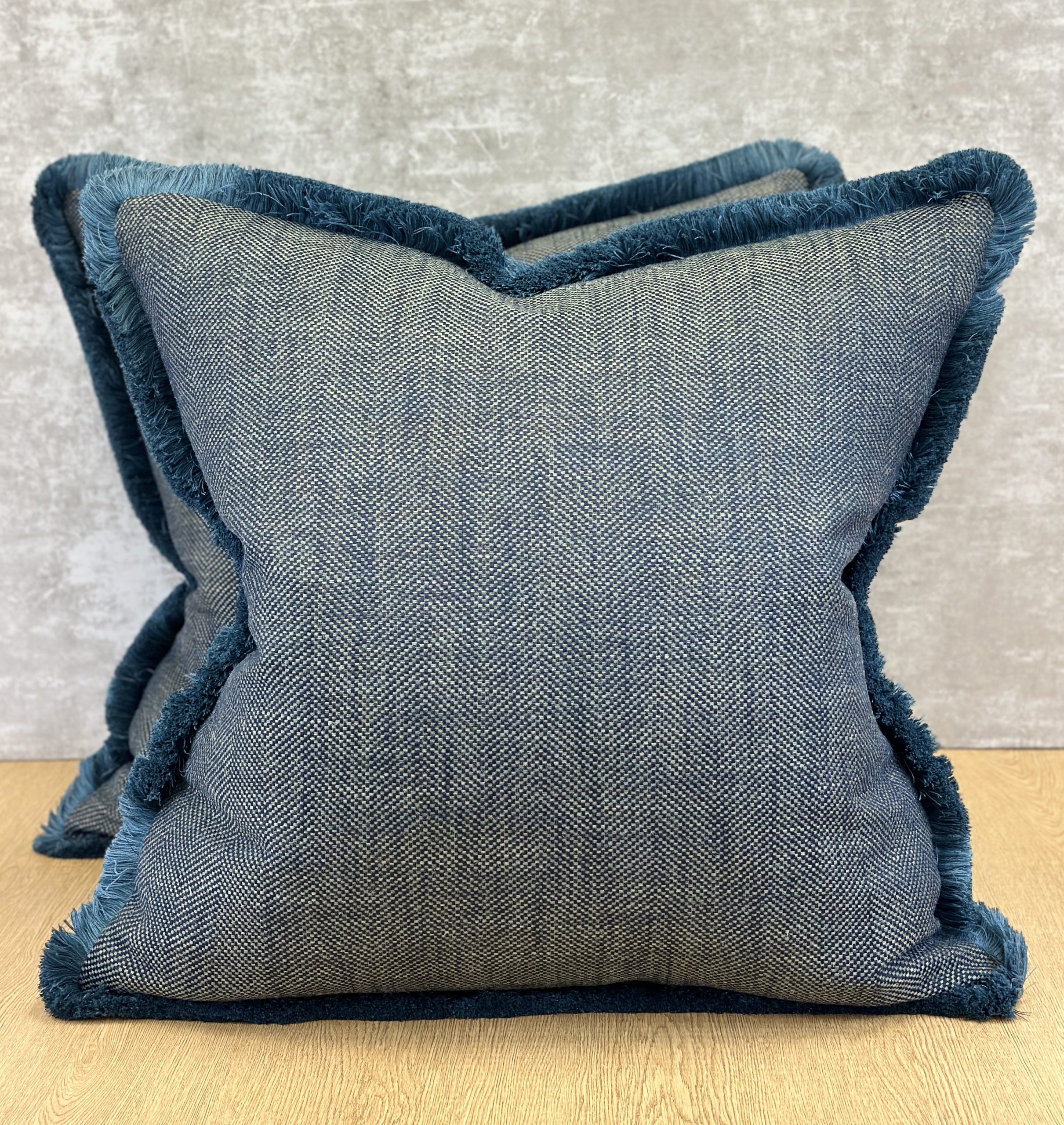 Schumacher Parker Jute Harringbone Pillows