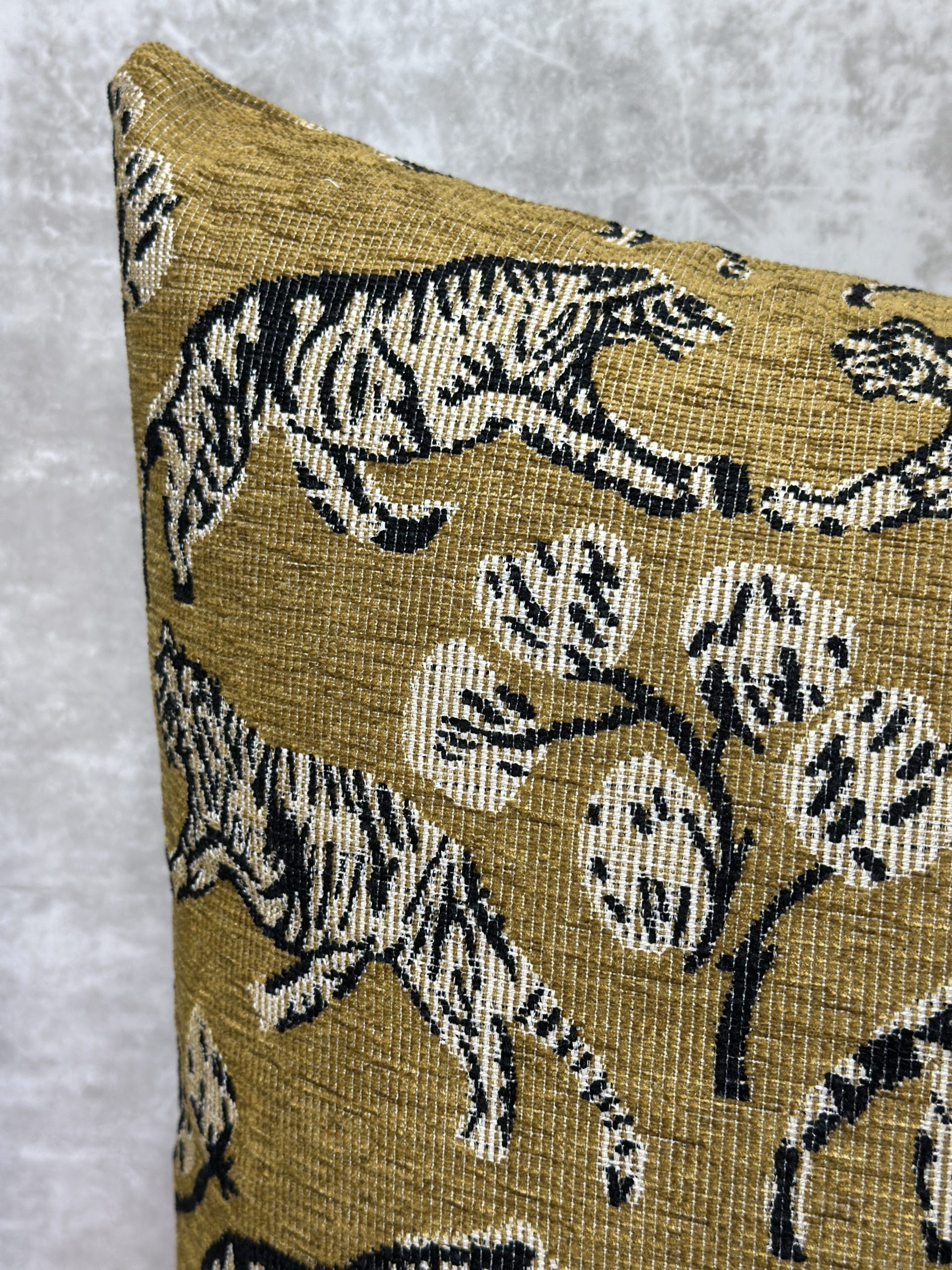 Sarah Sherman Samuel Tiger Jacquard Pillows