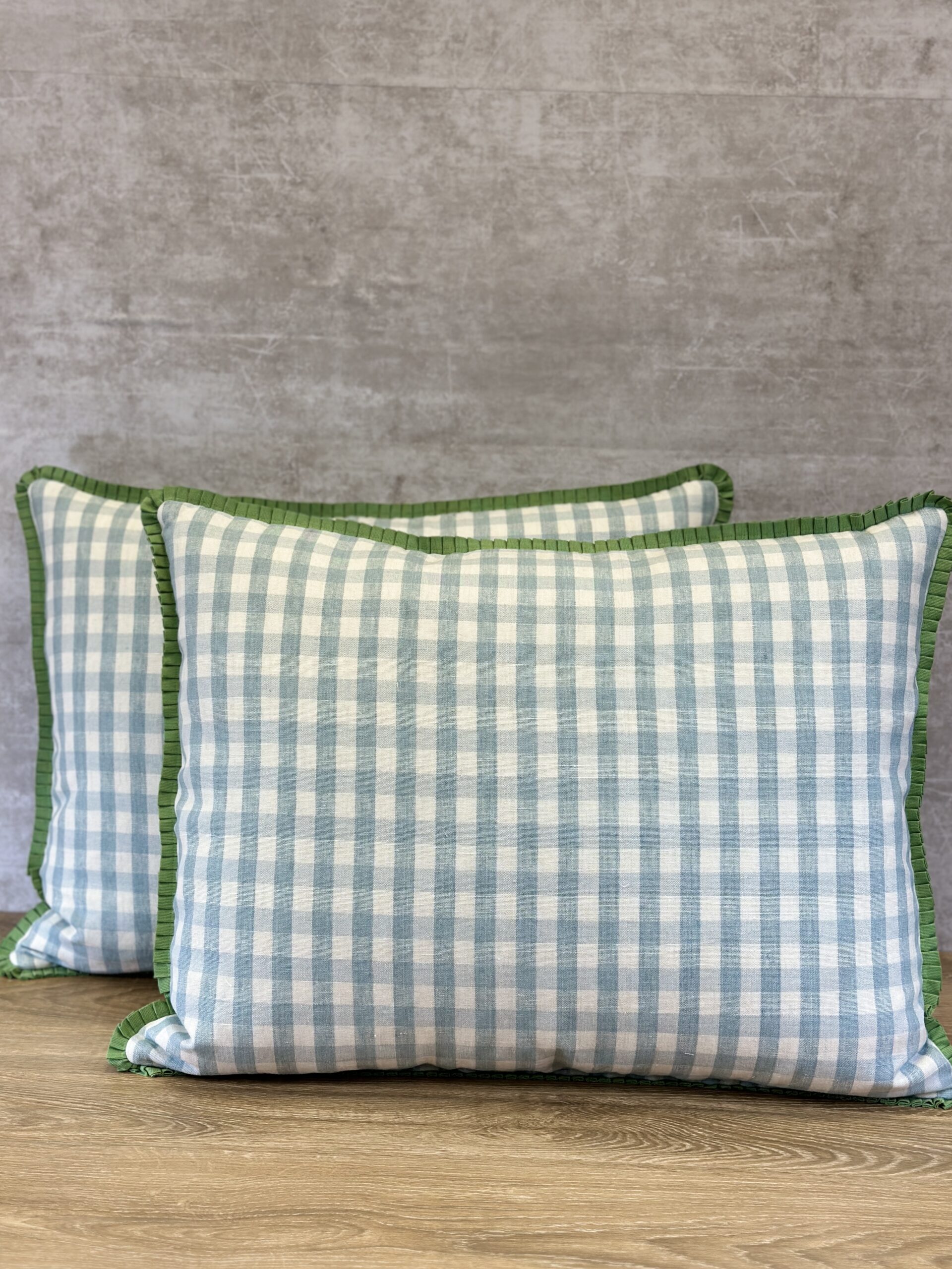 Colefax & Fowler Minack Check Pillows
