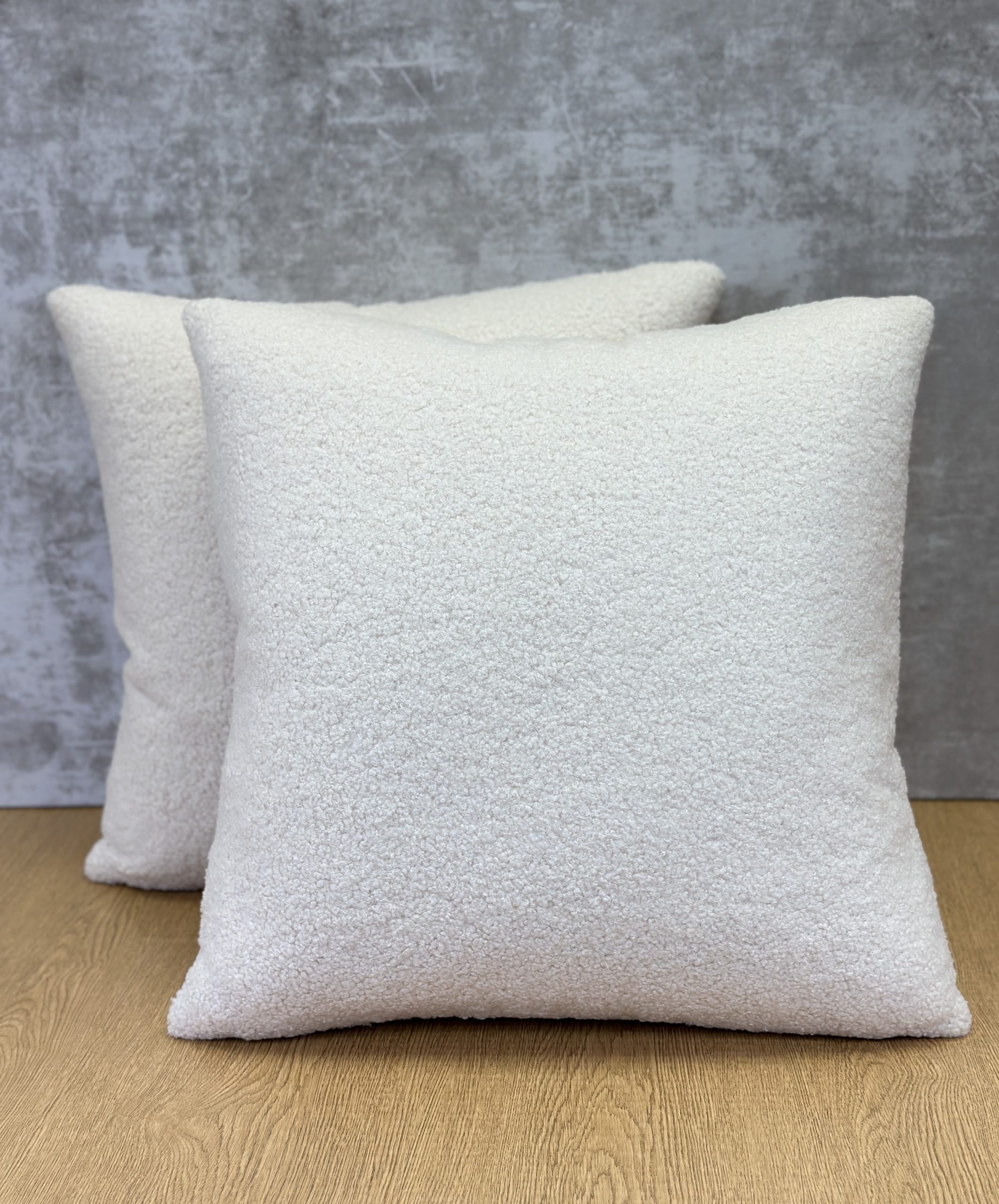 Fishman’s Fabrics Devin Shearling Boucle Pillows