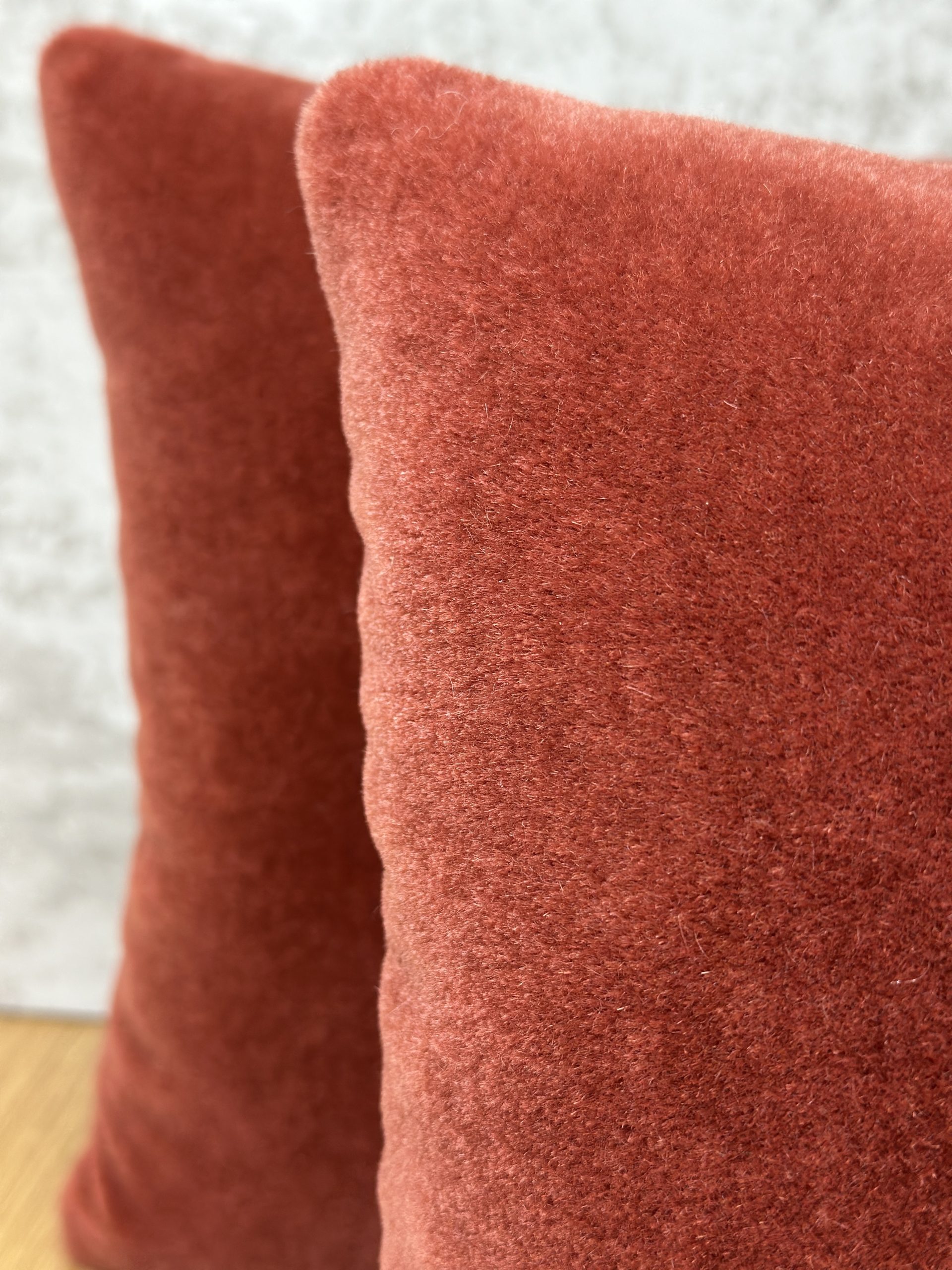 Lewis Interiors Mohair Plain Pillows