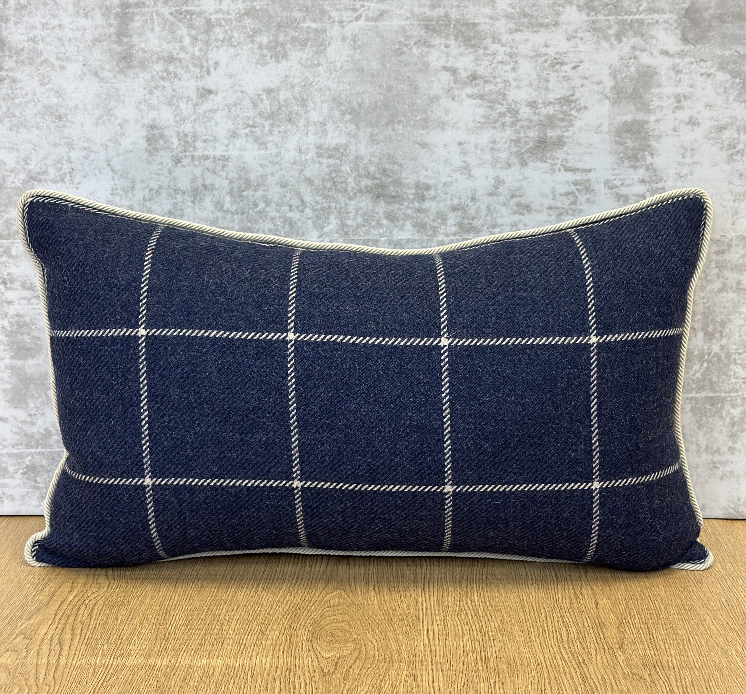 Schumacher Bancroft Wool Plaid Pillows