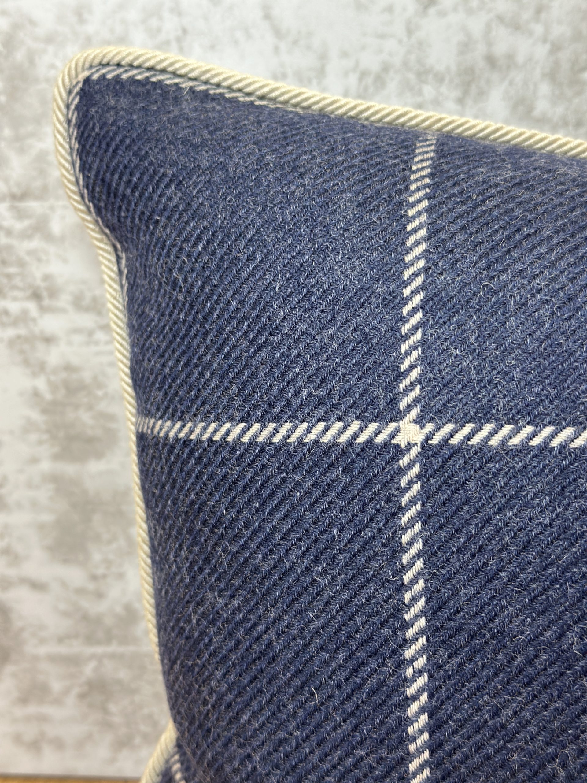 Schumacher Bancroft Wool Plaid Pillows