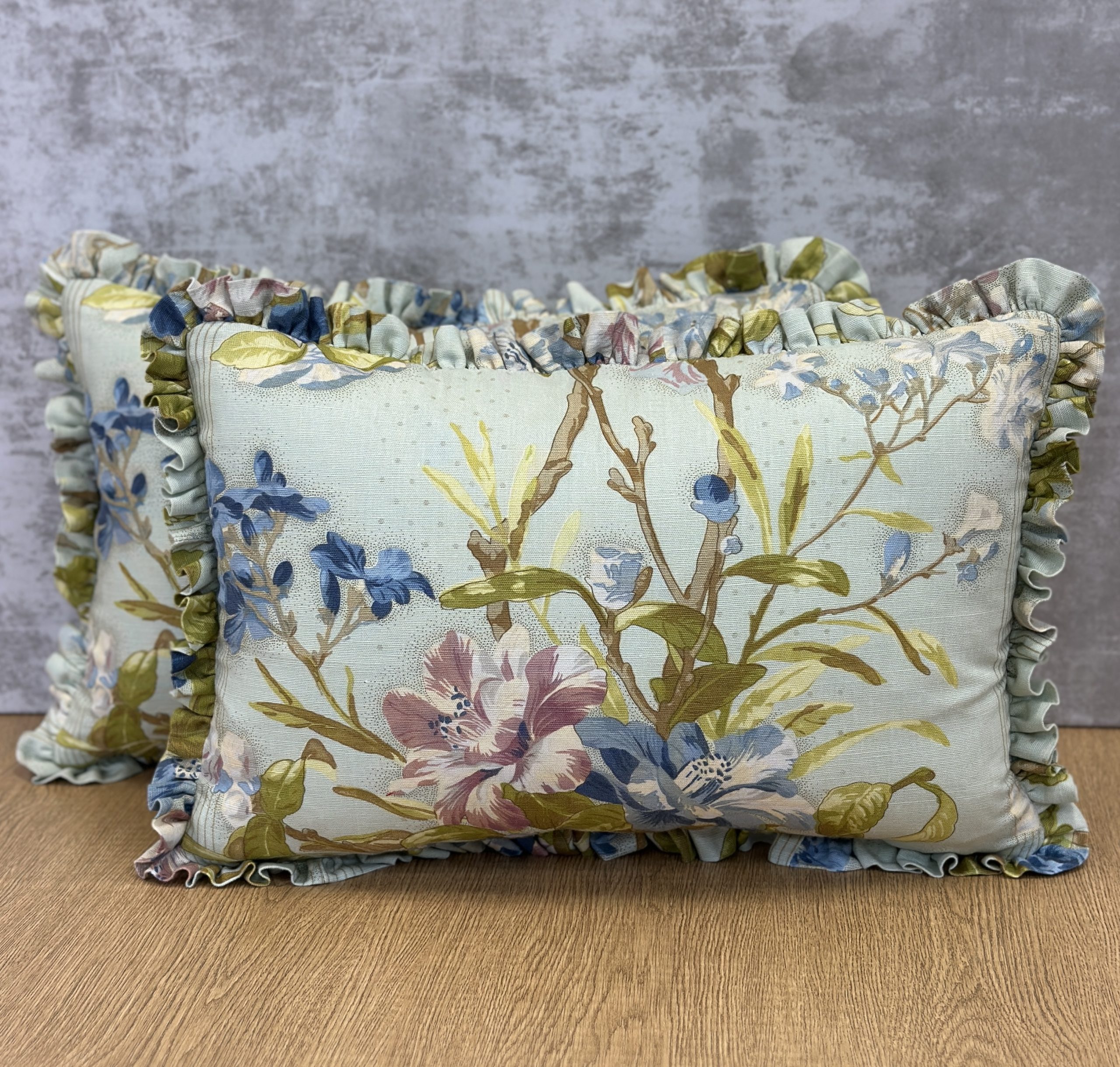 Jasper Hibiscus Morning Pillows