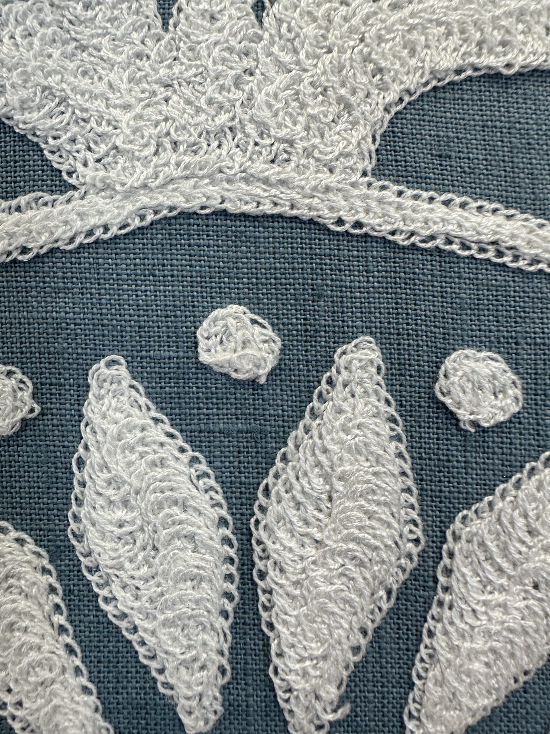 Schumacher Castanet Embroidery Pillows