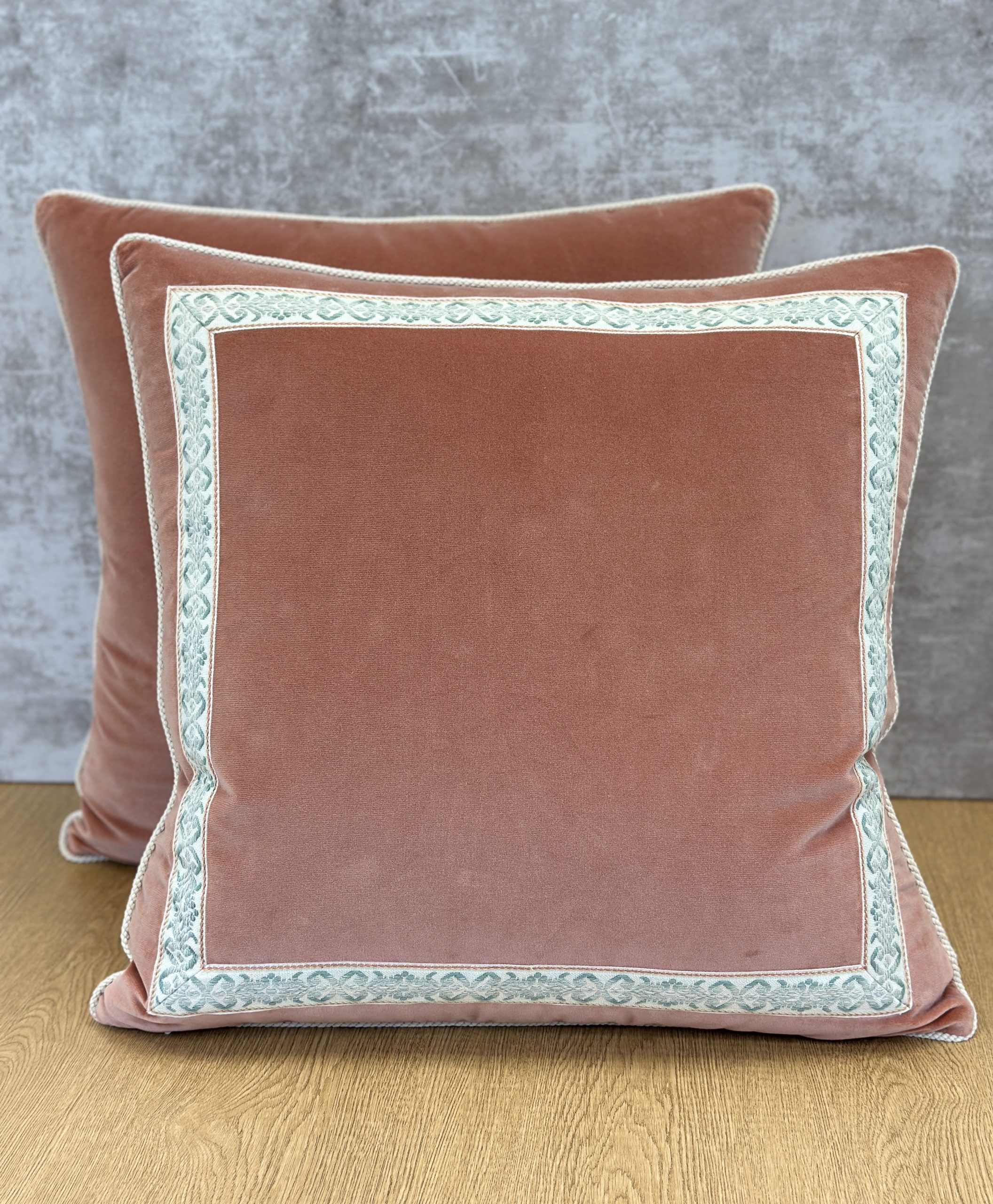 Schumacher Gainsborough Velvet Pillows