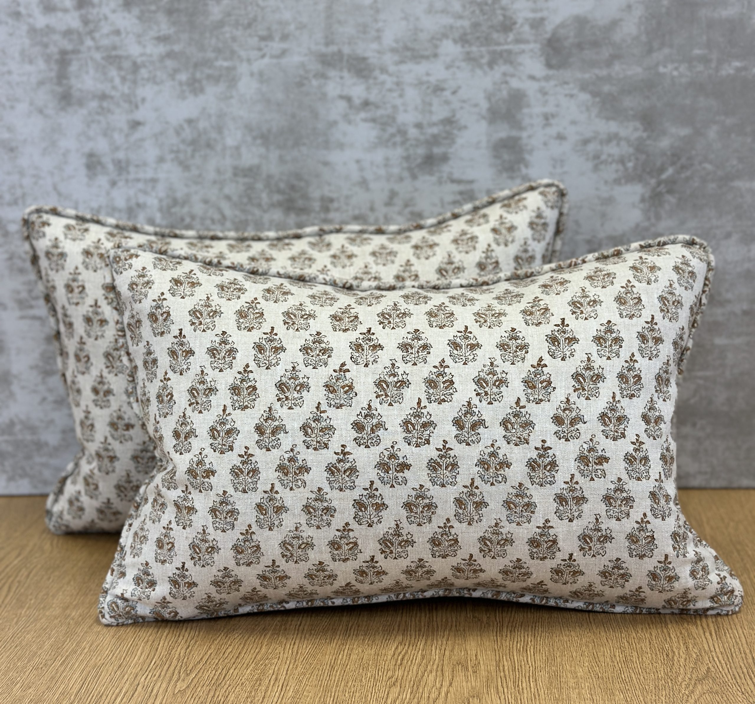 Walter G. Sanganer Linen Pillows