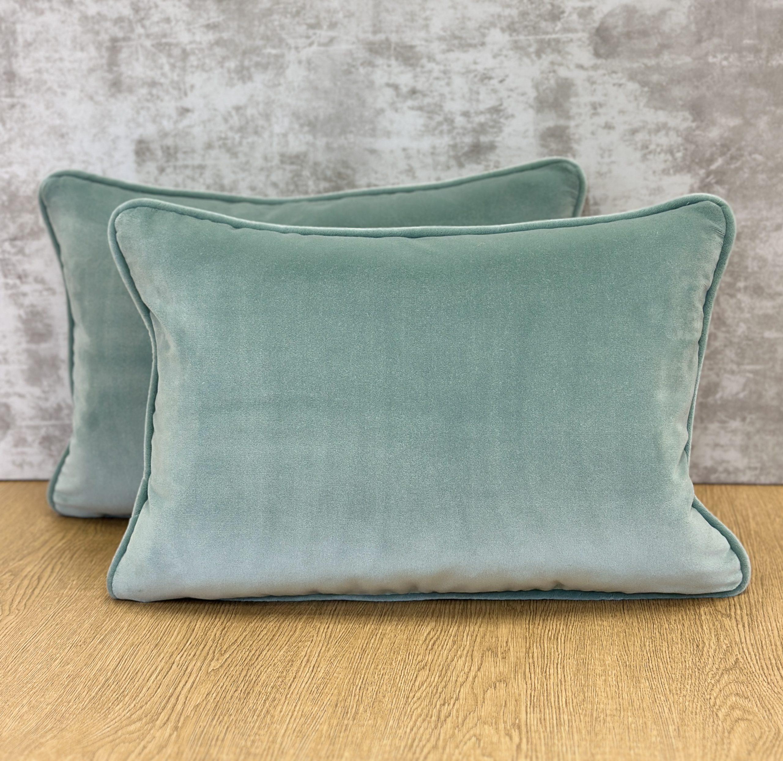 Schumacher Alistair Indoor-Outdoor Velvet Pillows