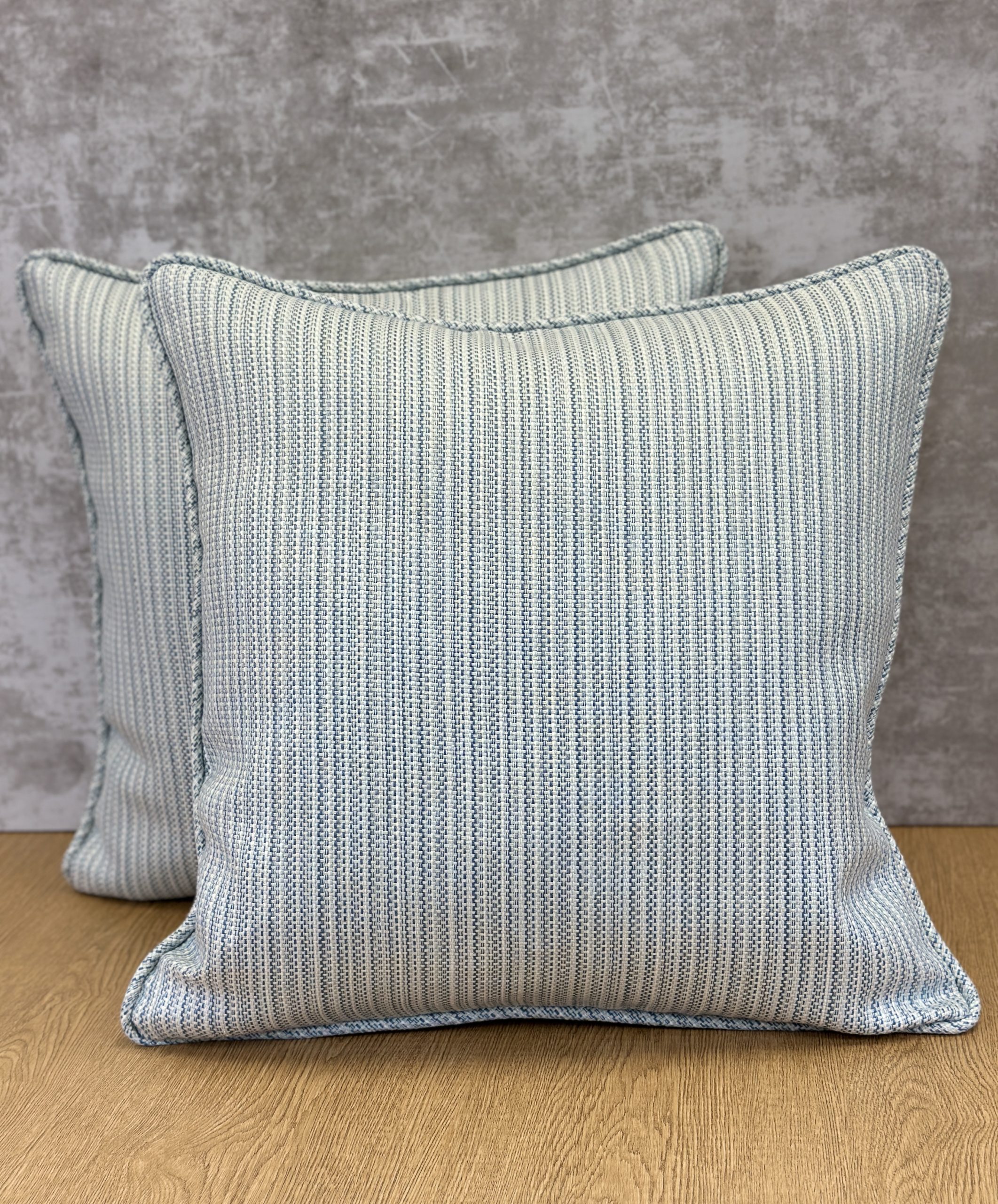 Schumacher Rustic Basketweave Pillows