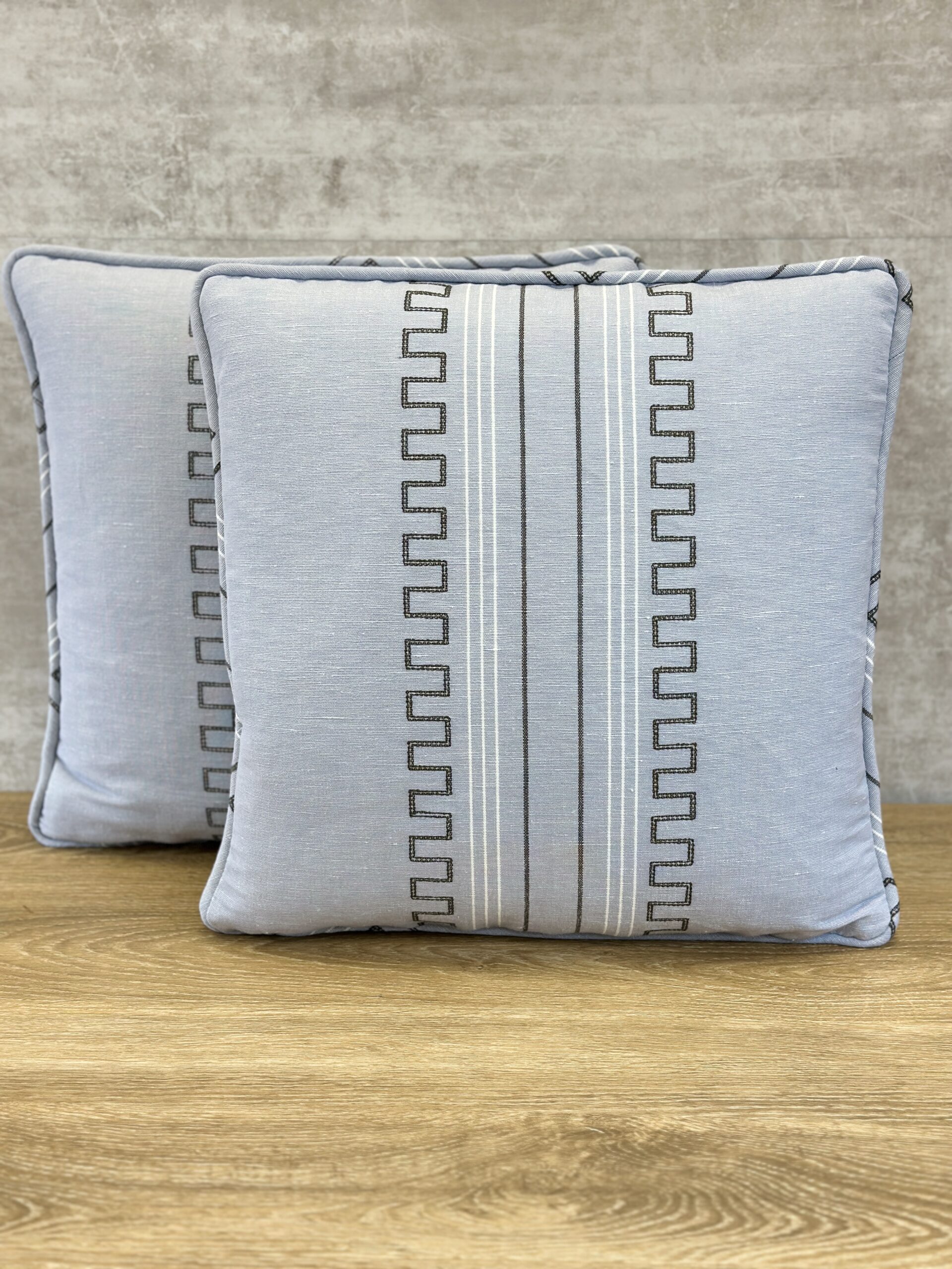 Schumacher Greco Stripe Pillows