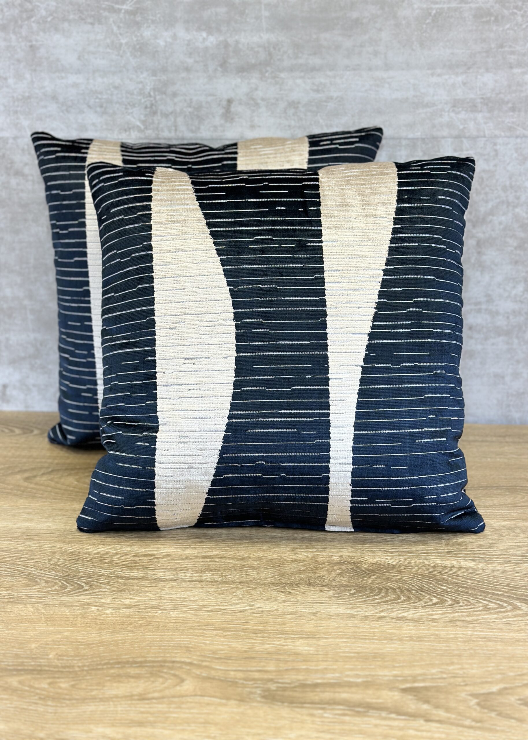 Fabricut Rio Velvet Stripe Pillows