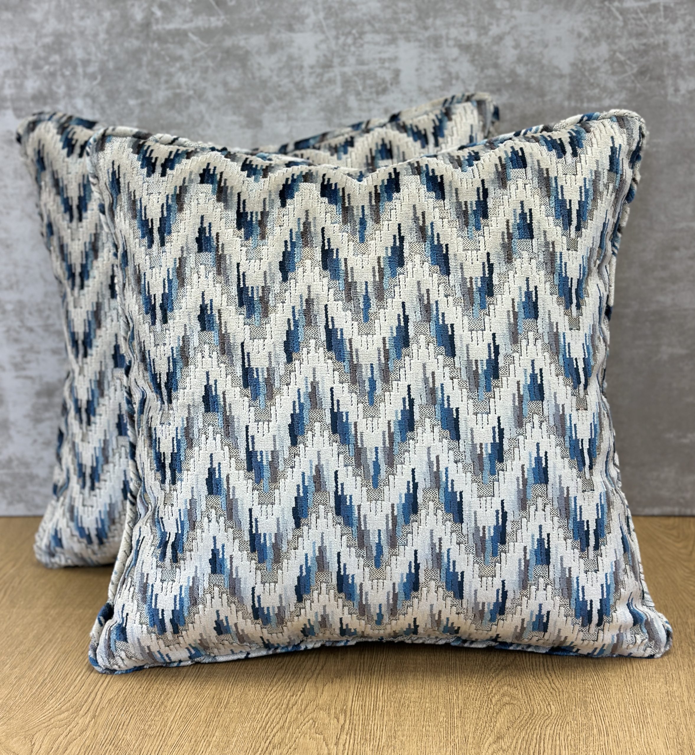 GP & J Baker Carnival Chevron Pillows