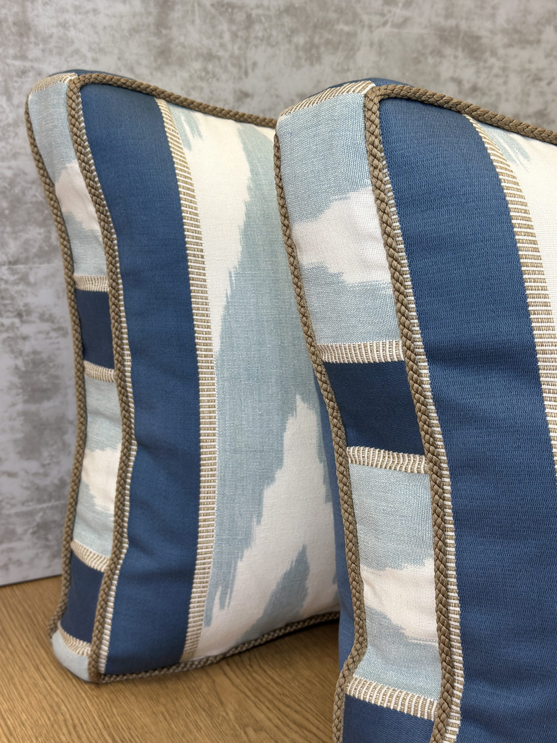 Cowtan & Tout Indore Stripe Pillows