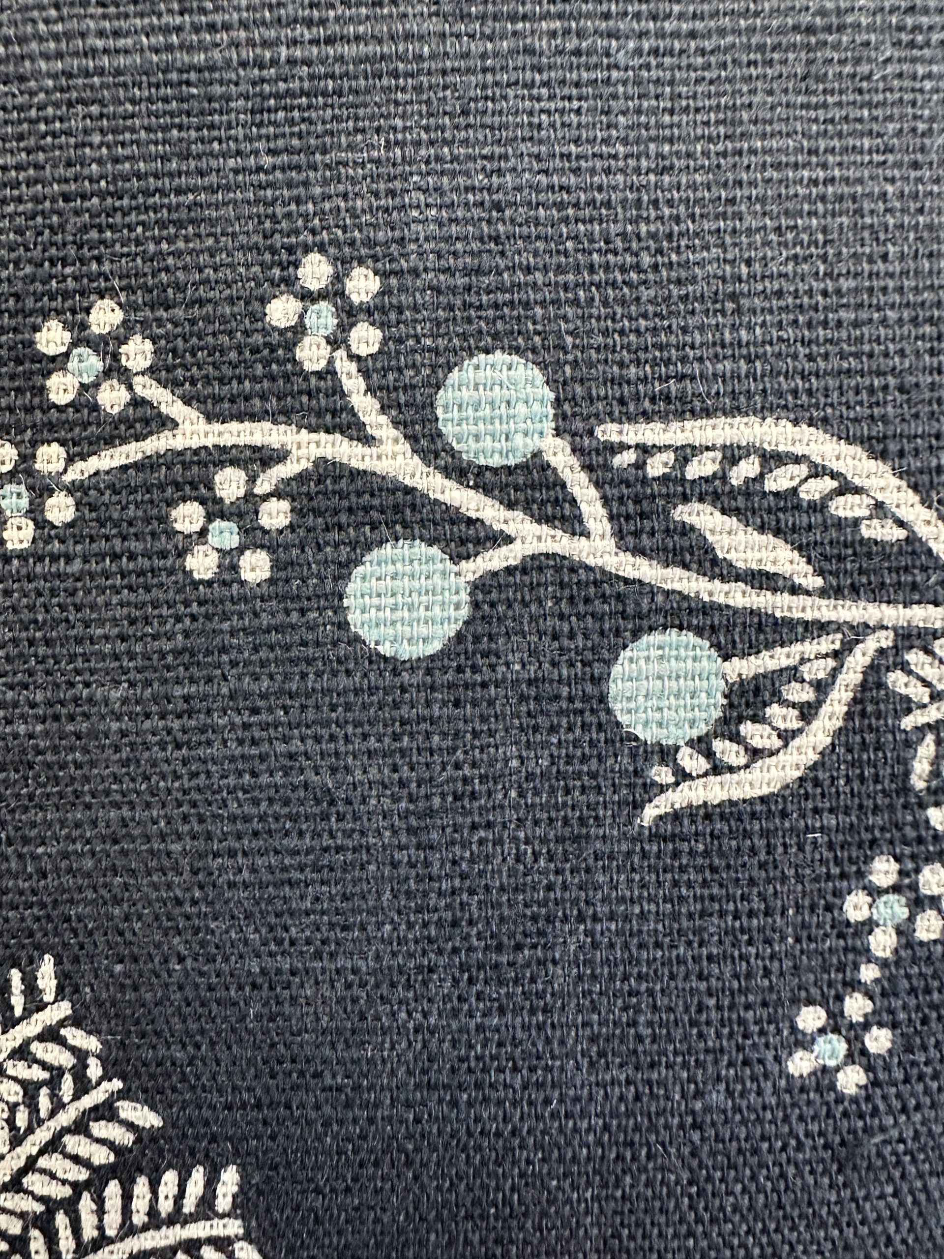 NA Floral Blue Pillows