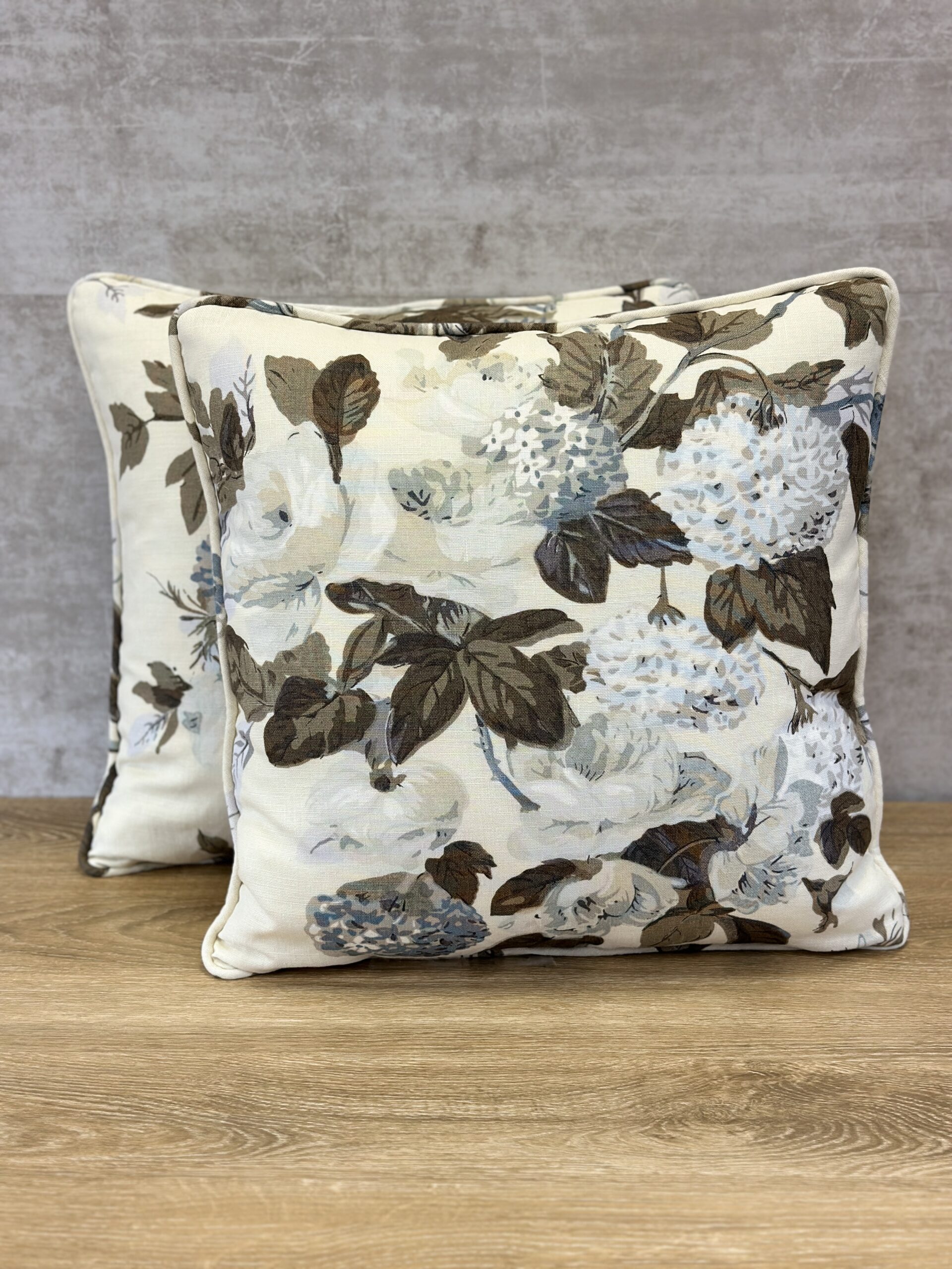 Cowtan & Tout Rose & Hydrangea 18″ x 18″ Pillows