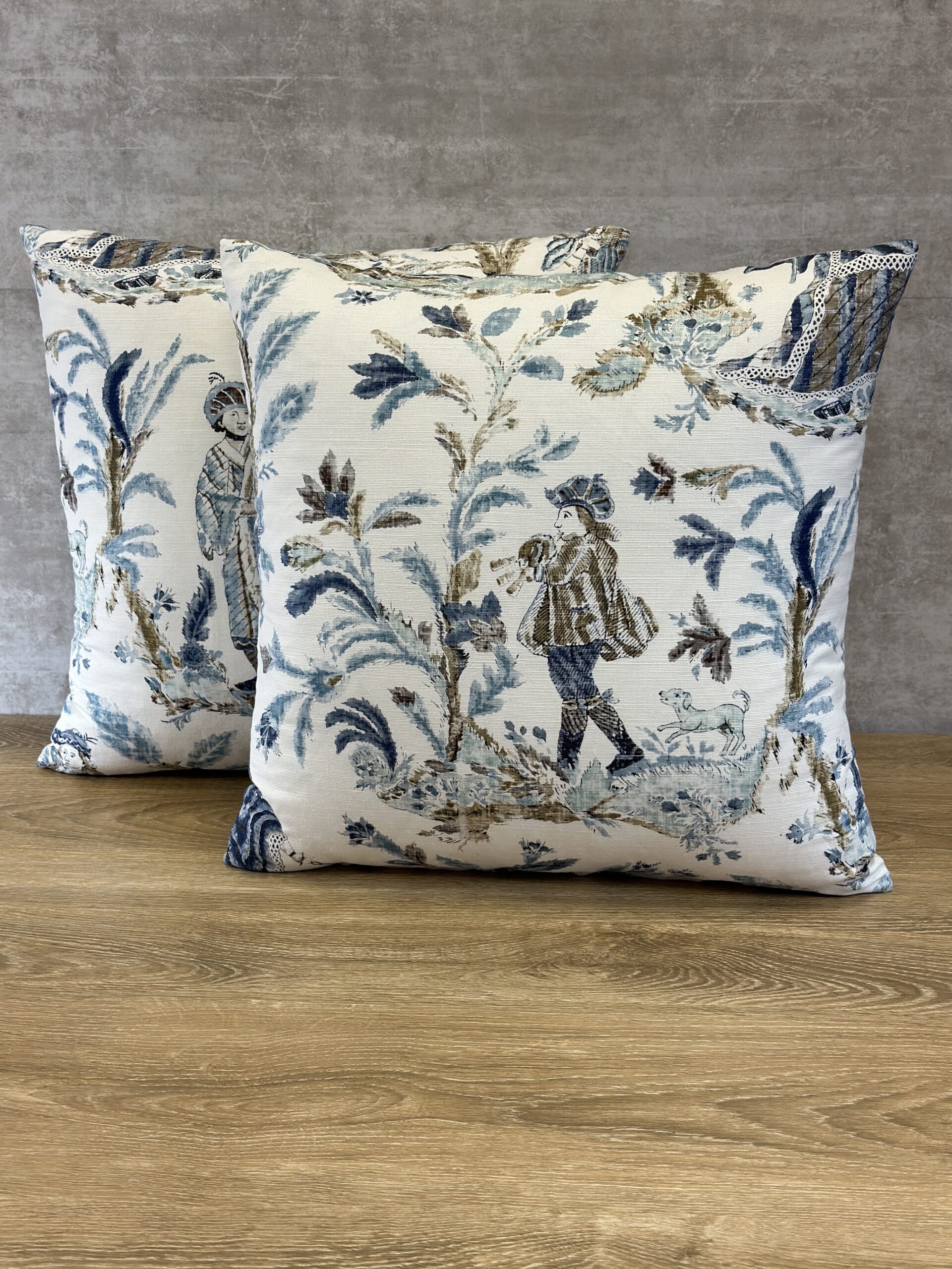 Thibaut Royale Toile Pillows