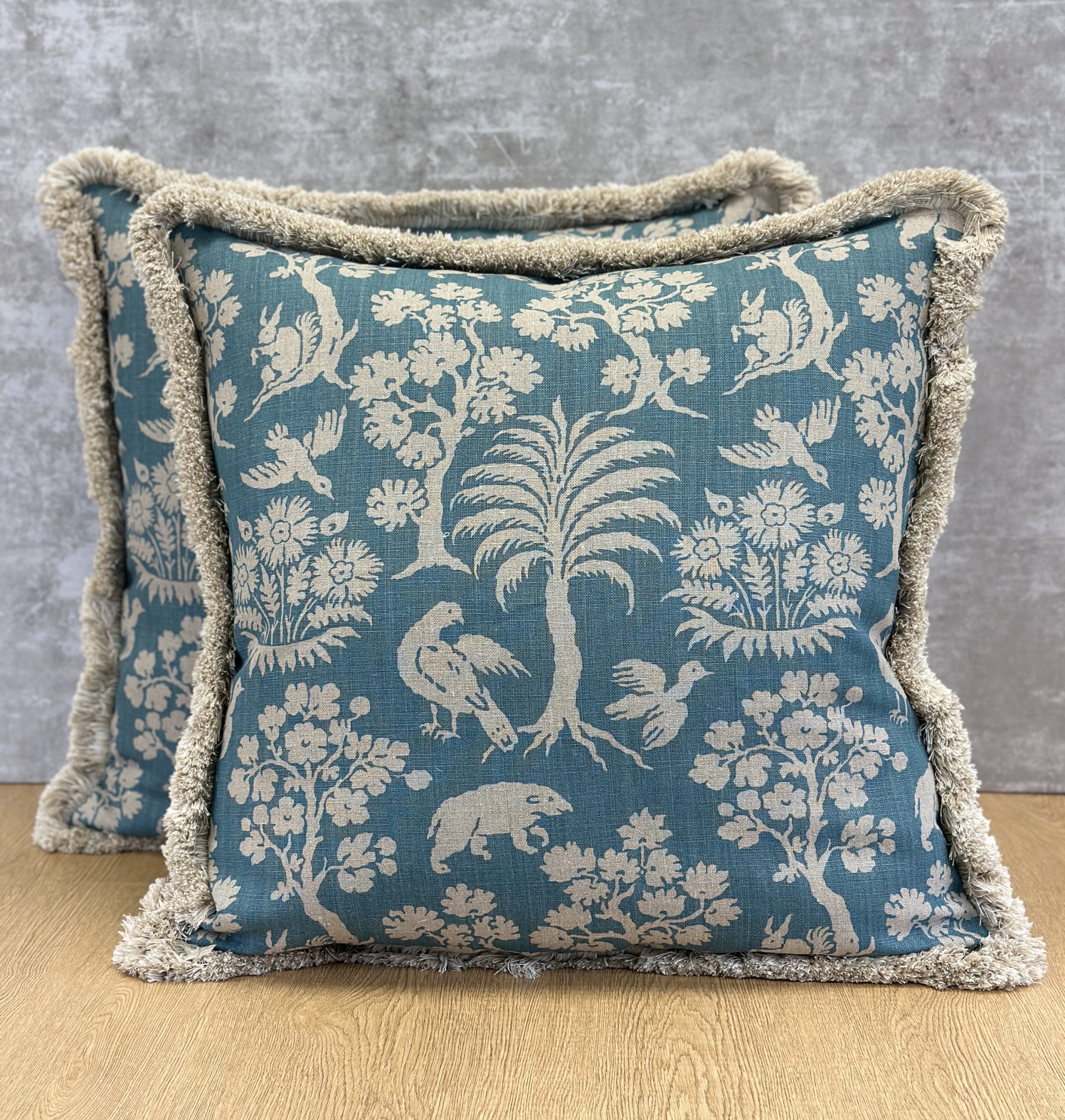 Schumacher Woodland Silhouette Pillows