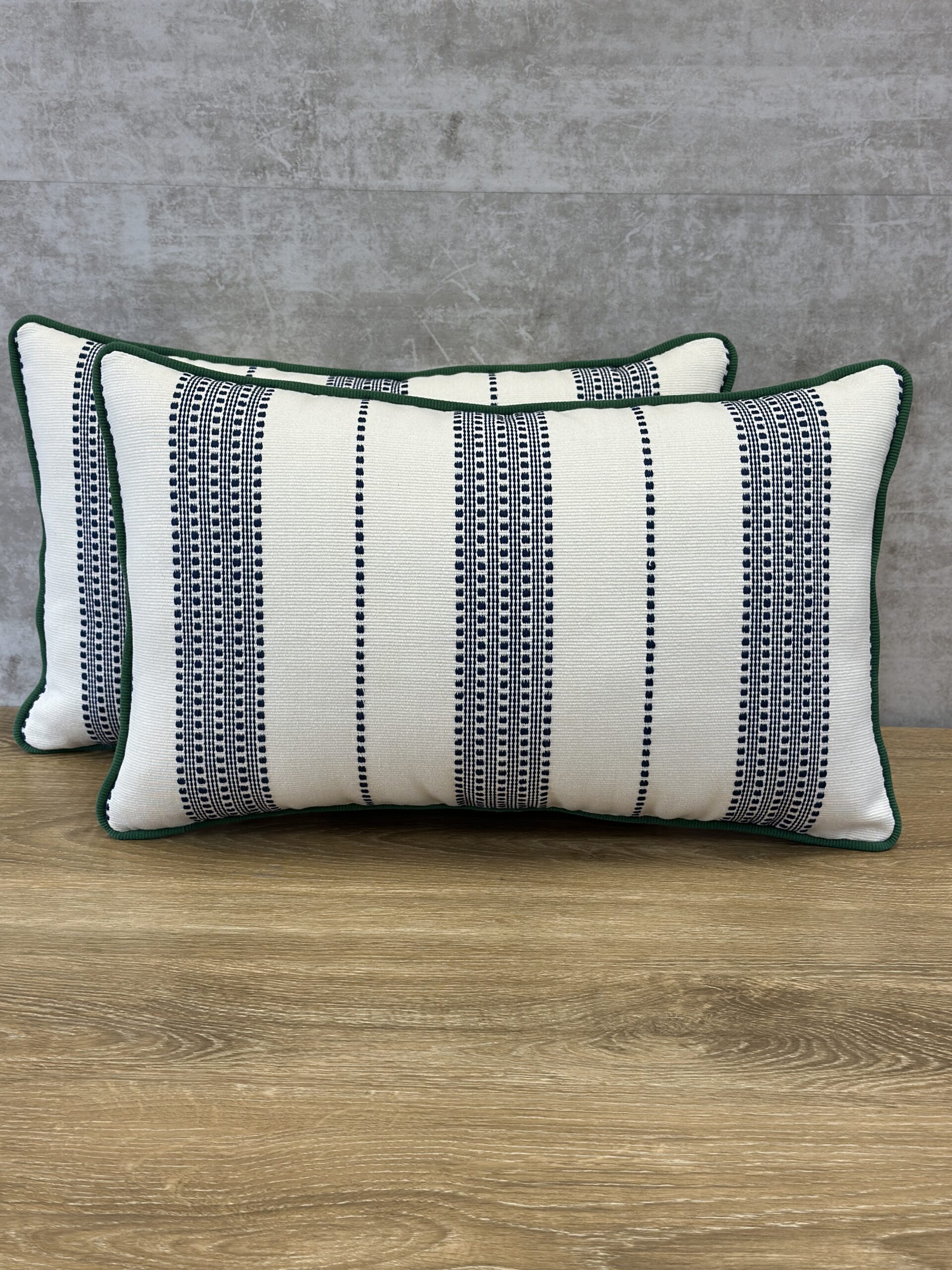 Schumacher Lubeck Stripe Pillows