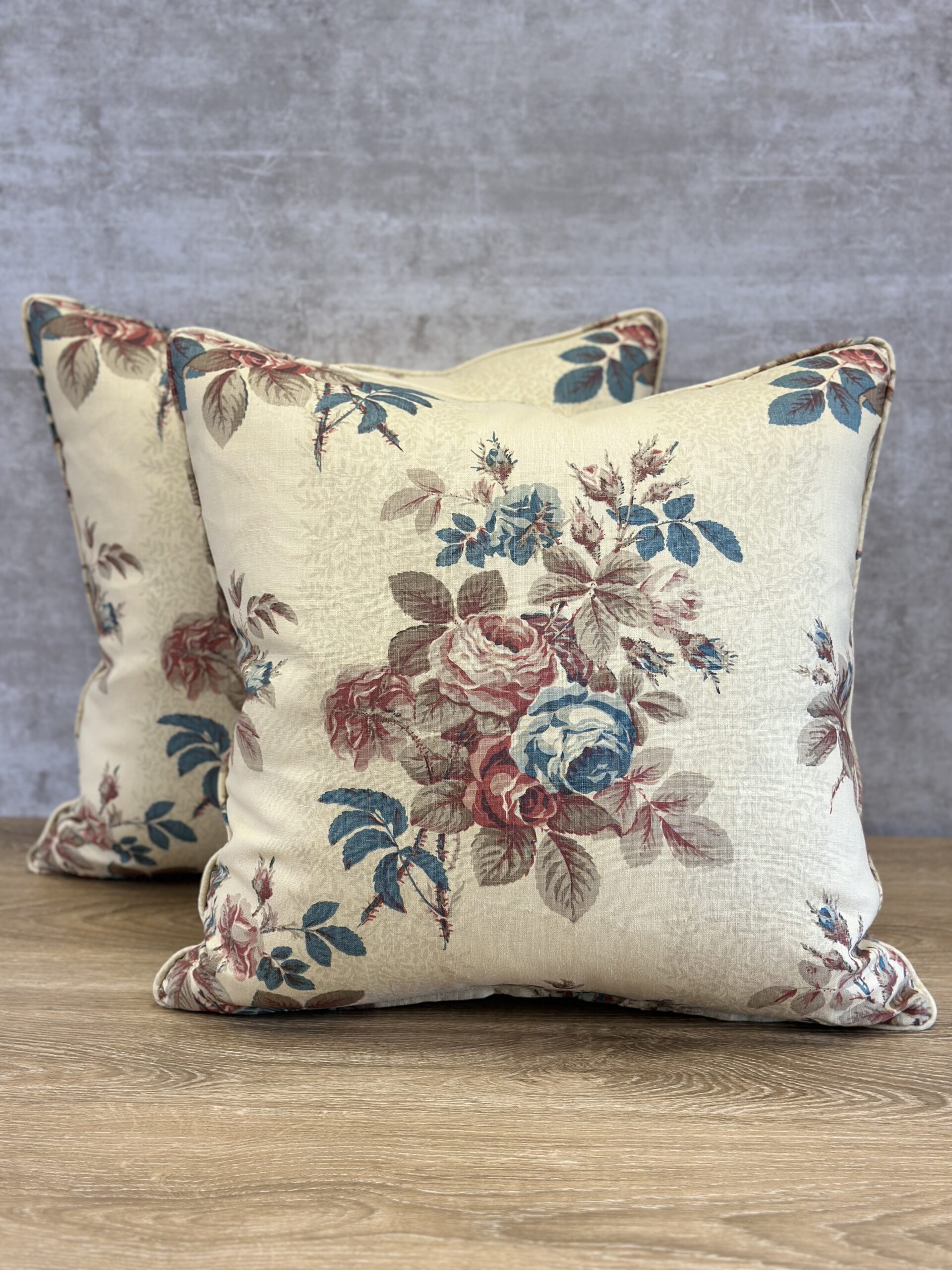 Jasper Fabrics Bentley Rose Pillows