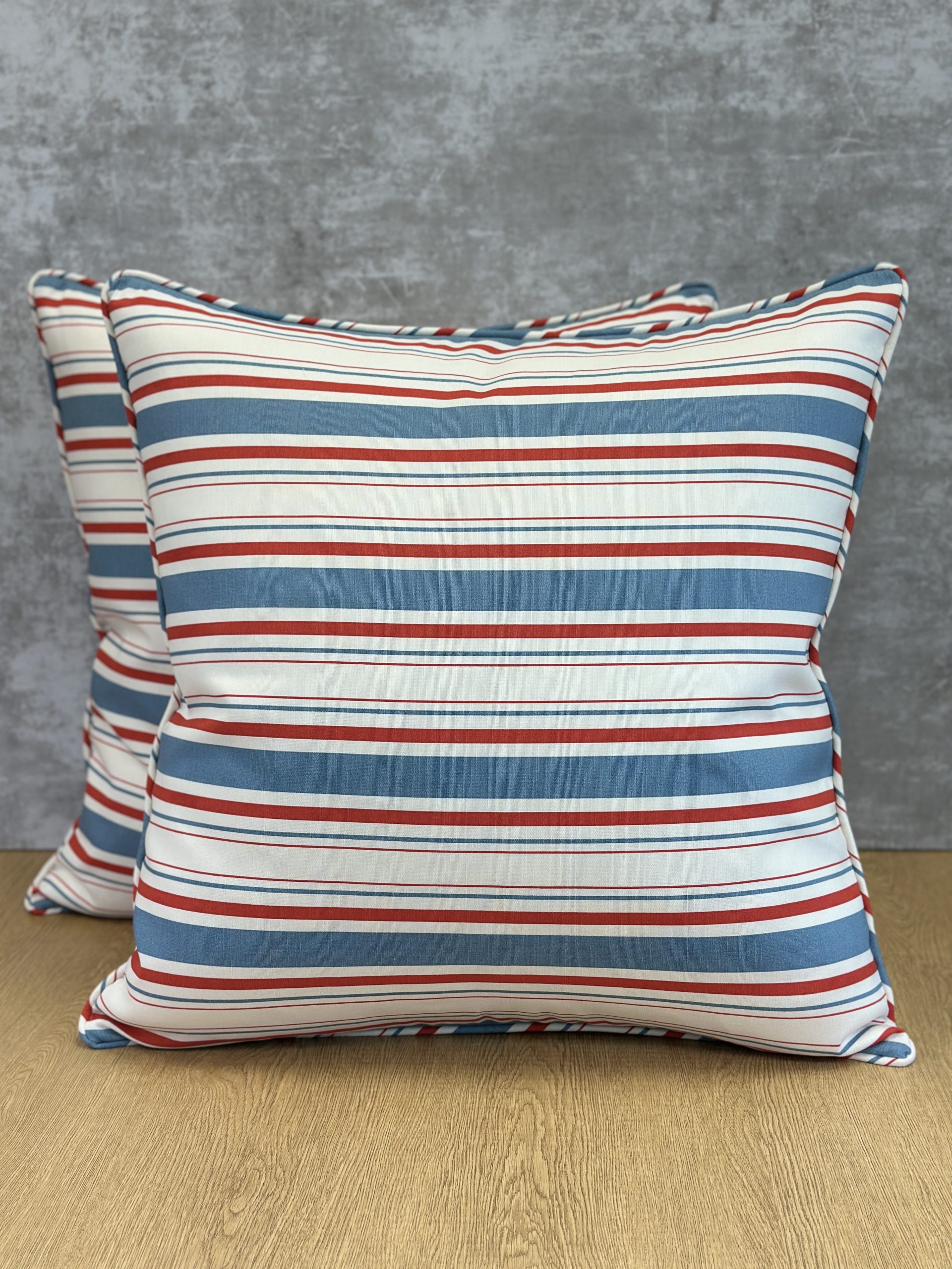 Bennison Fabrics Plain Stripe Pillows