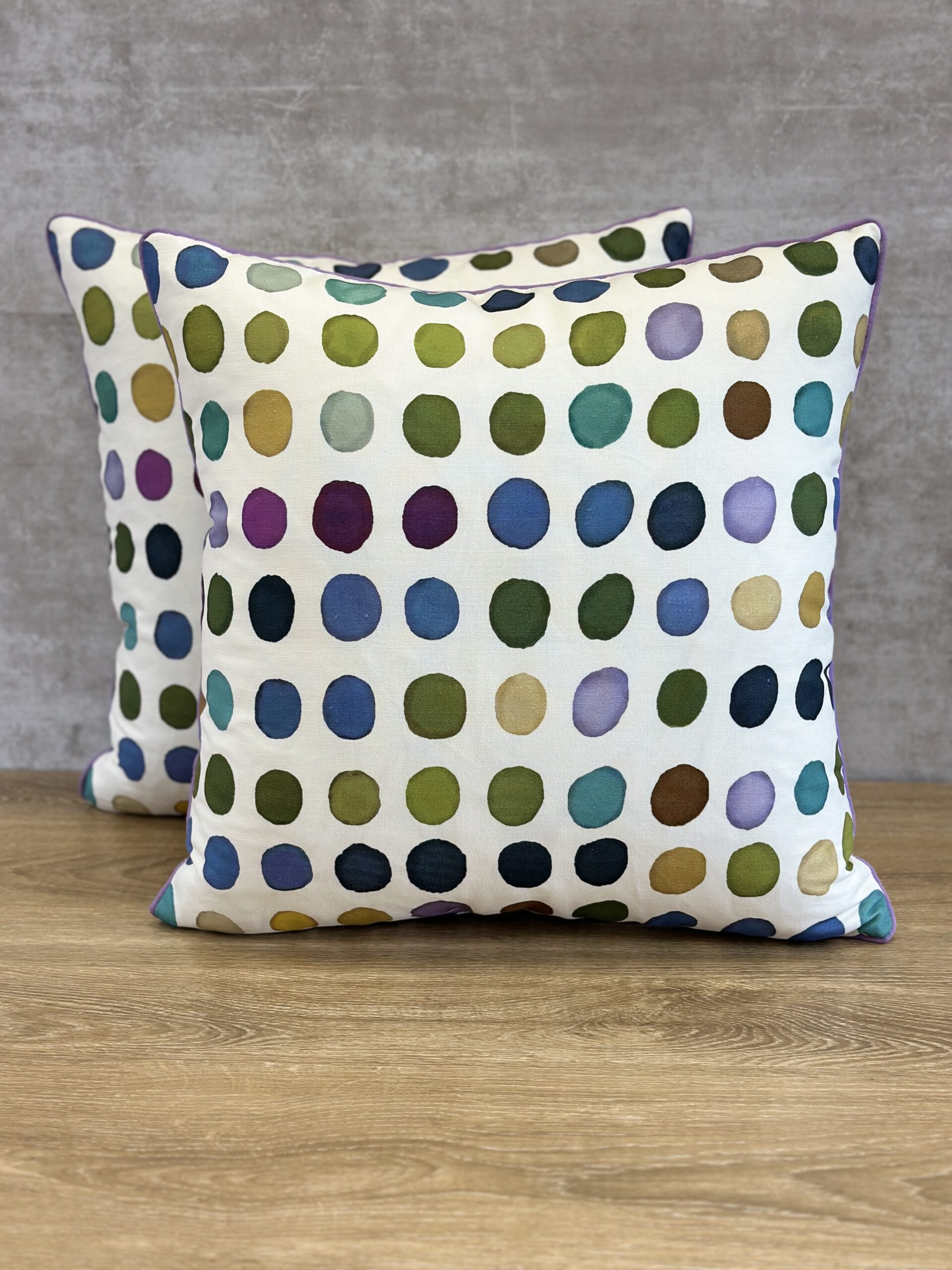 Kravet Twister Print Pillows