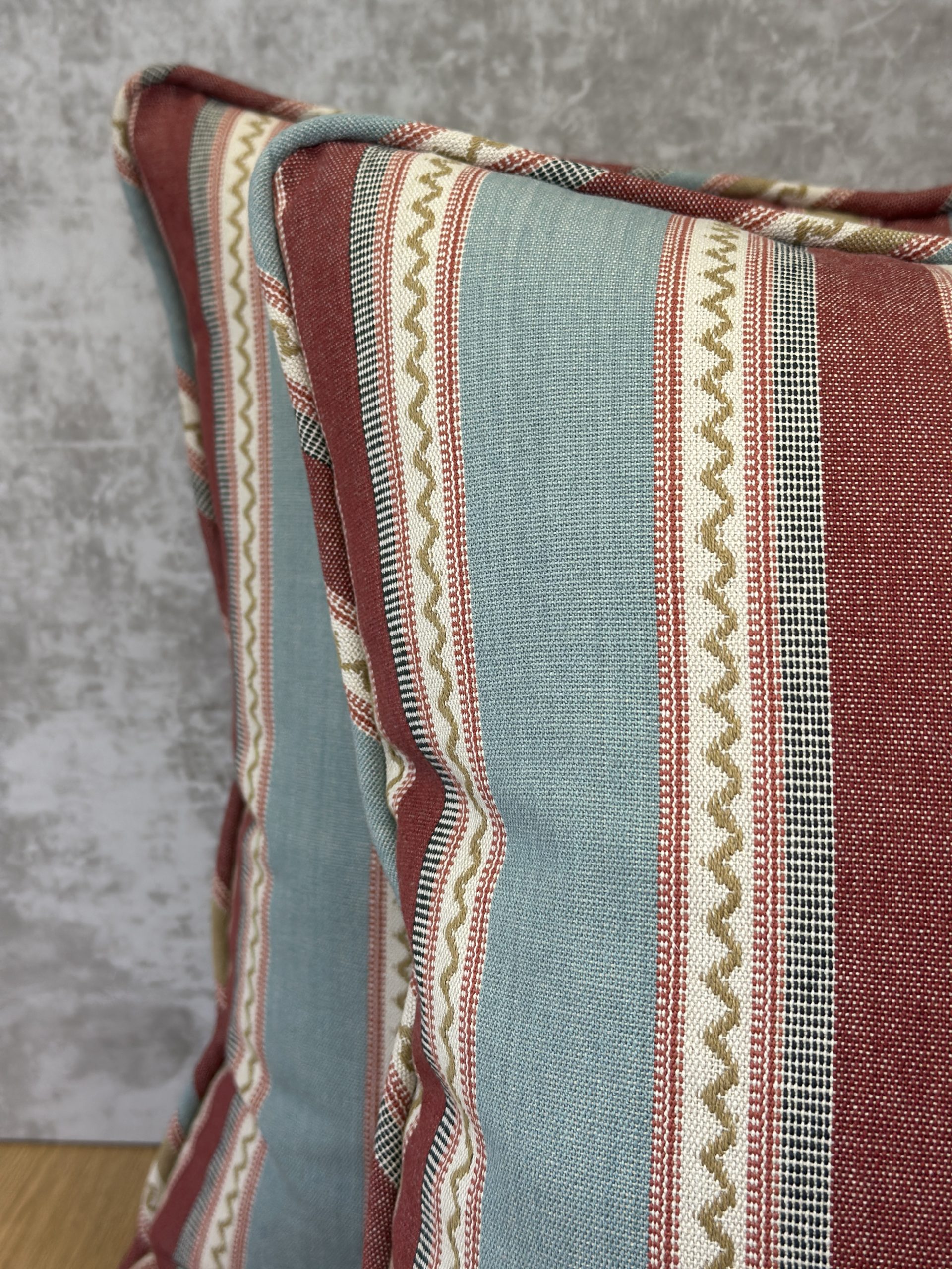 York Stret Textiles Moroccan Rug Stripe Pillows
