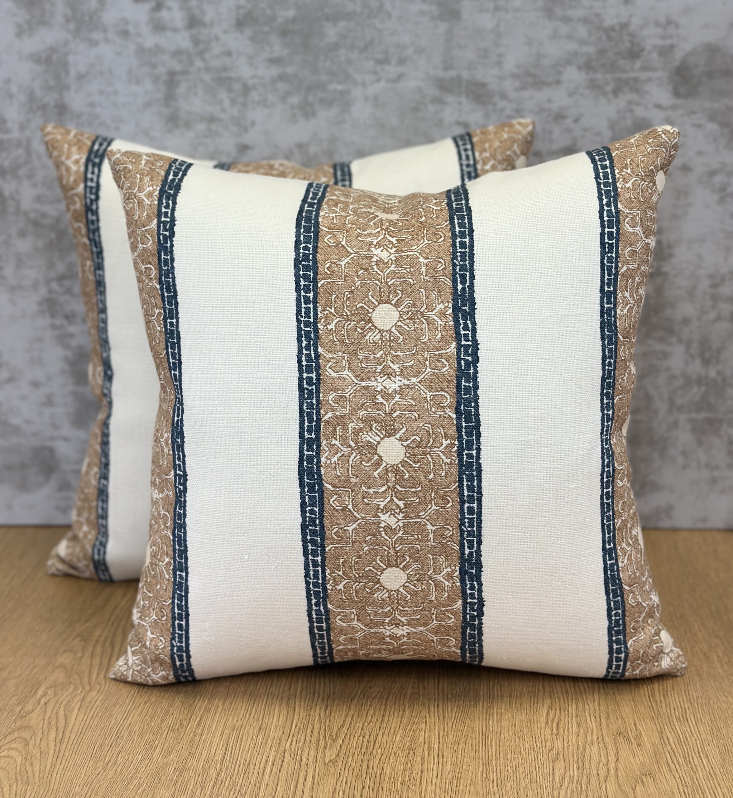 Holland & Sherry Jaipur Stripe Pillows