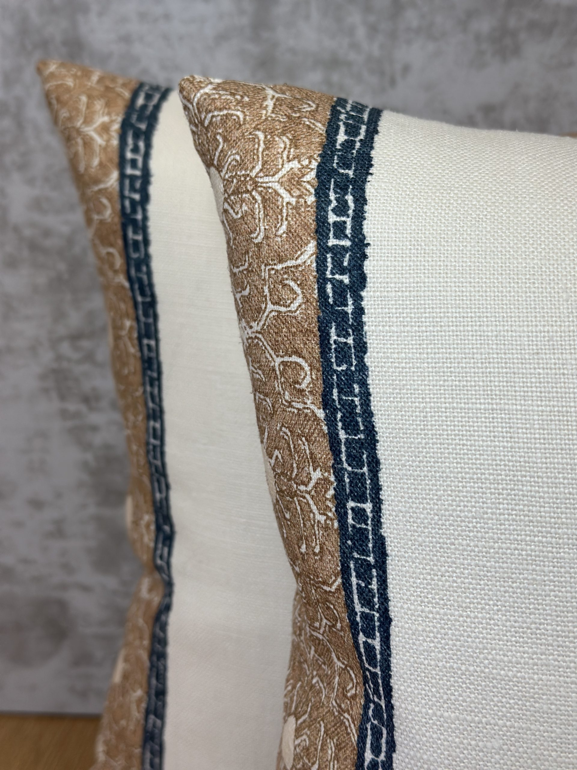 Holland & Sherry Jaipur Stripe Pillows