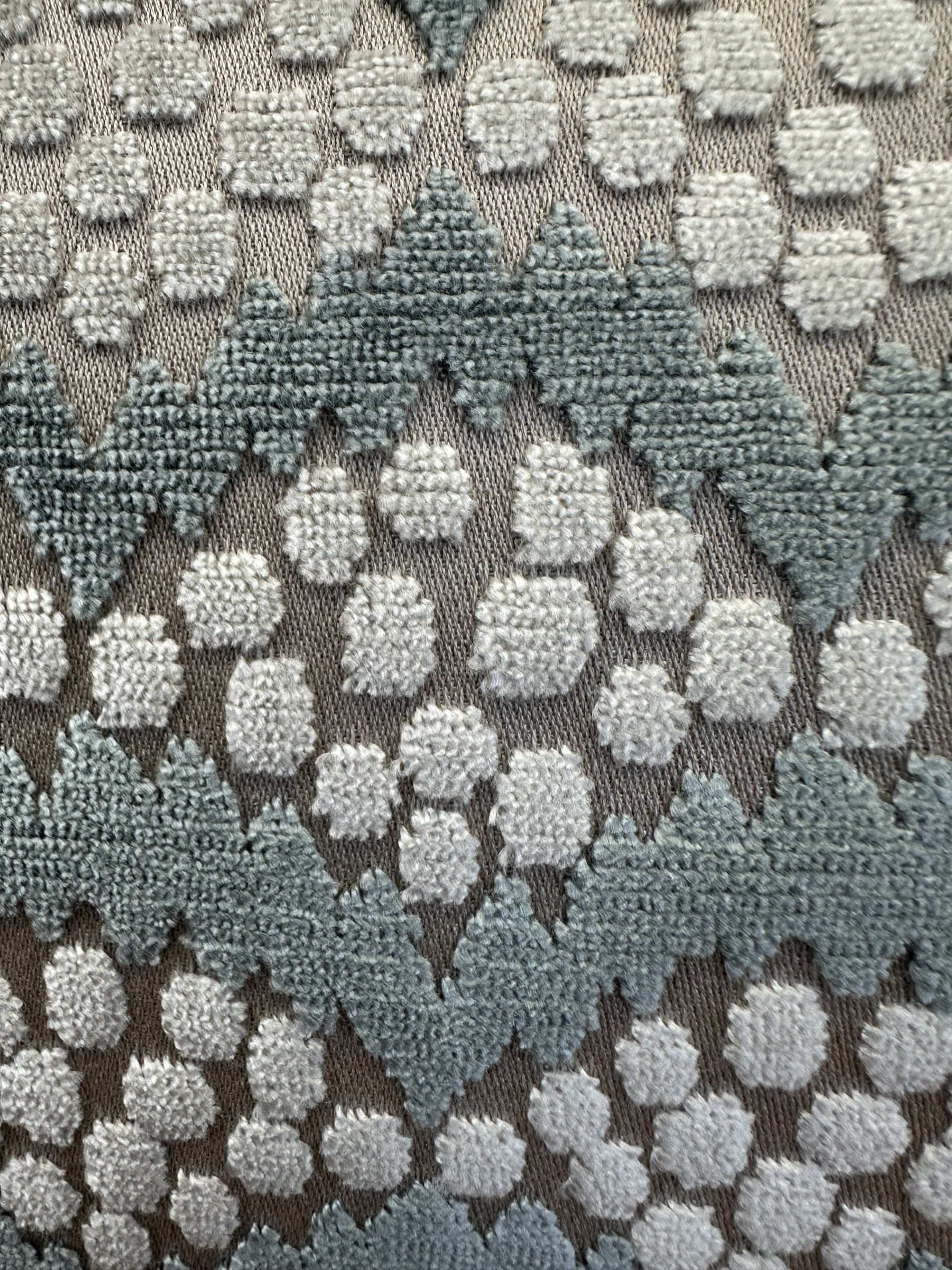 Schumacher Pollen Cut Velvet Pillows