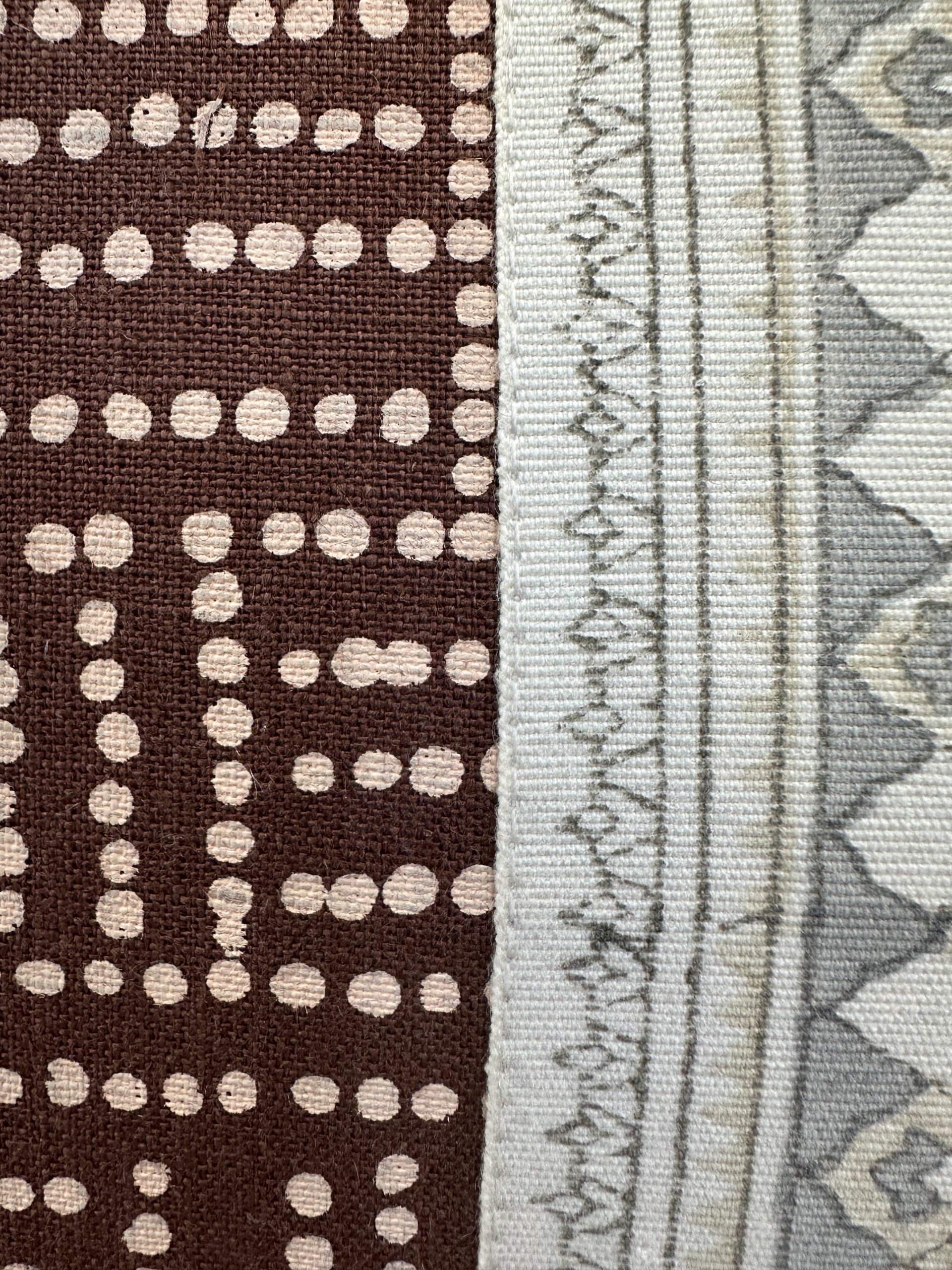 Schumacher Coco Hand Screen Print Pillows