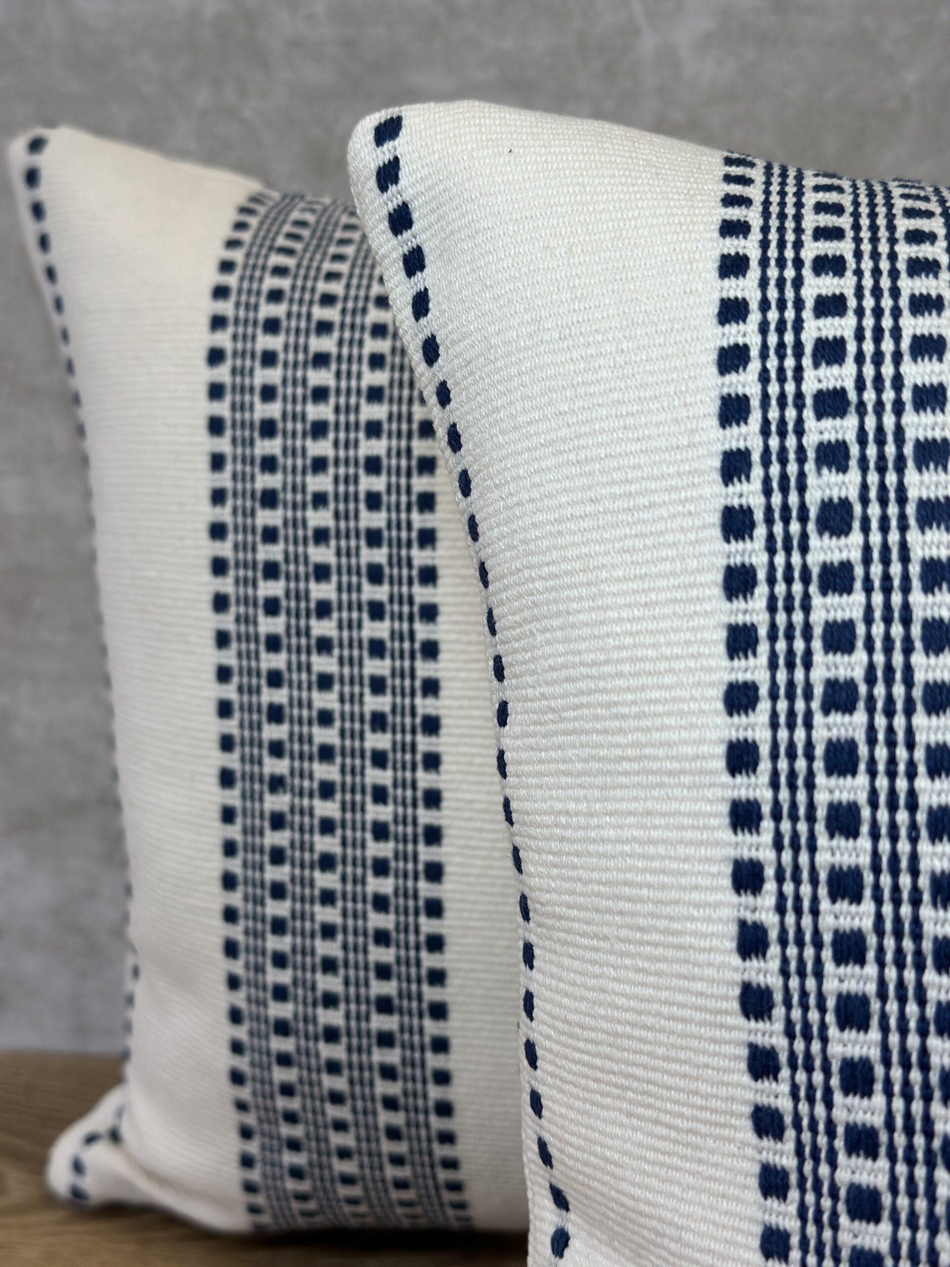 Schumacher Lubeck Stripe Pillows