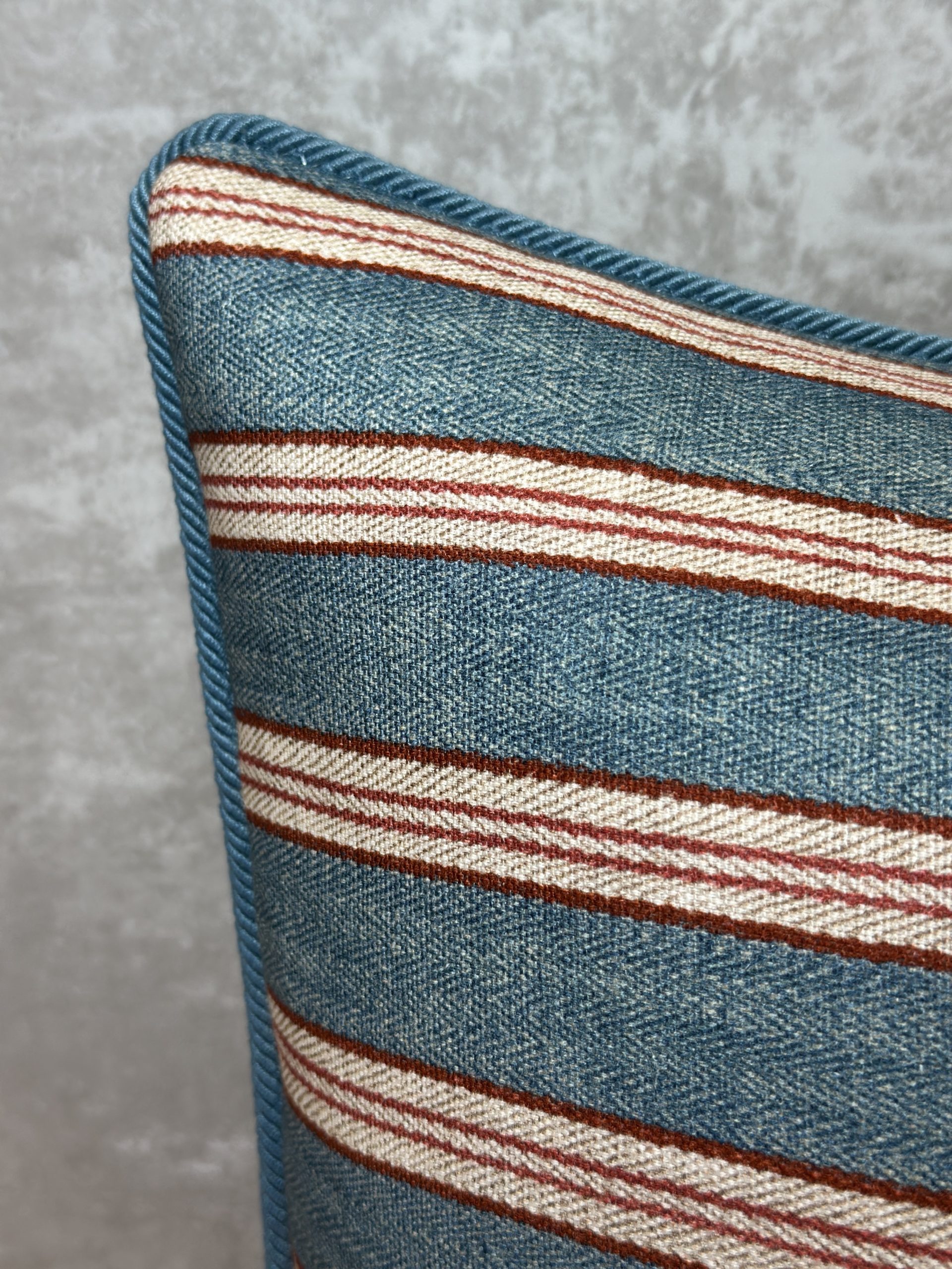 Robert Kime Tynemouth Ticking Pillows