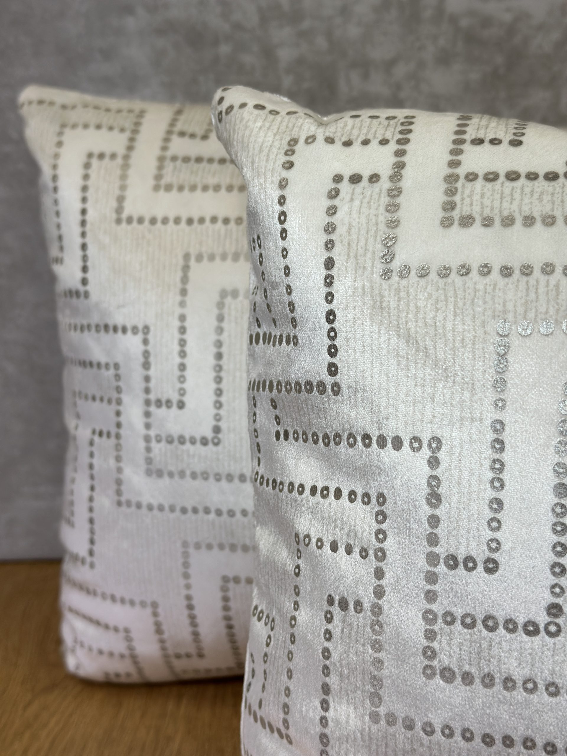 Remnant Geometric Velvet Pillows